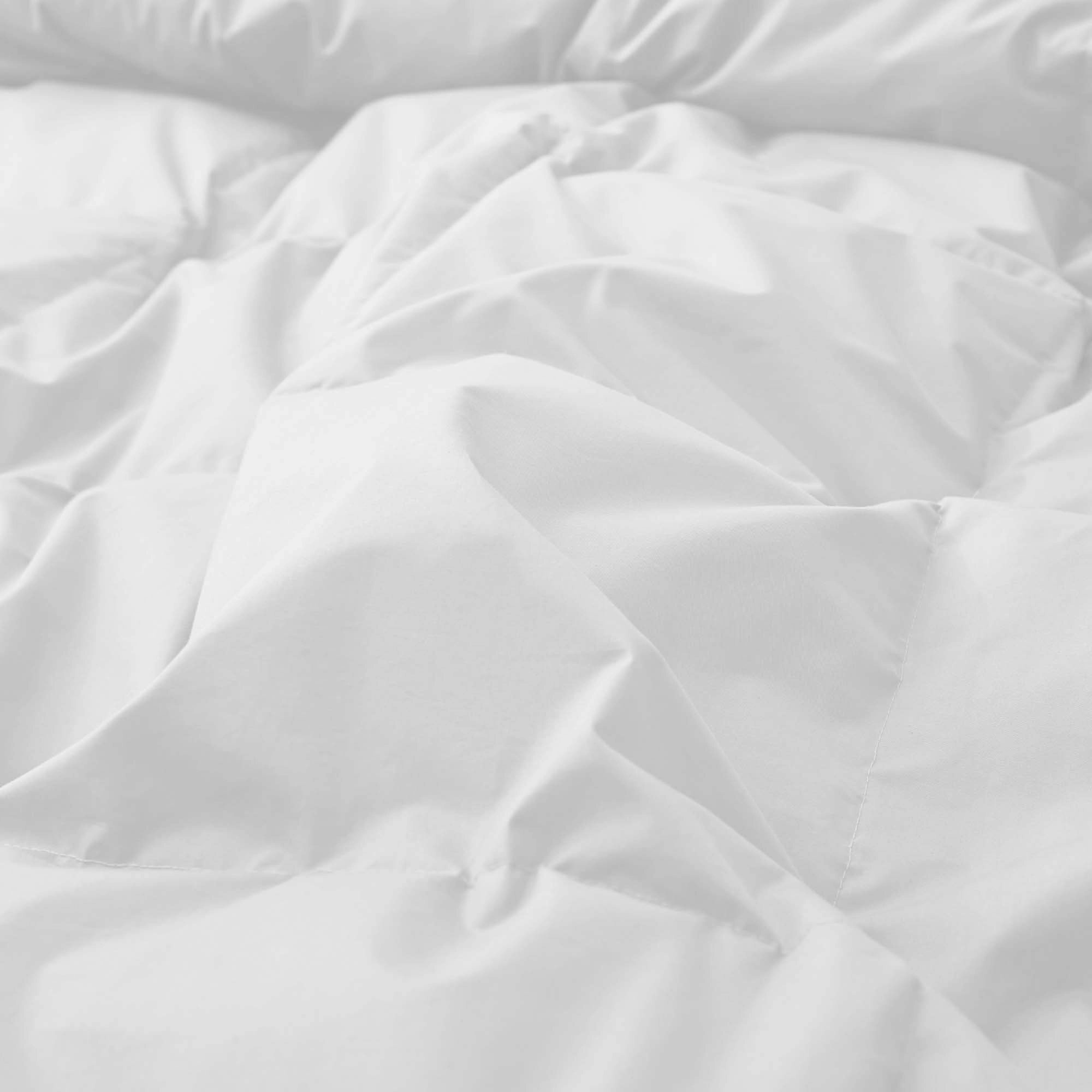 Puredown Selected Lightweight Organic Cotton Goose Down Feather Fiber Comforter
