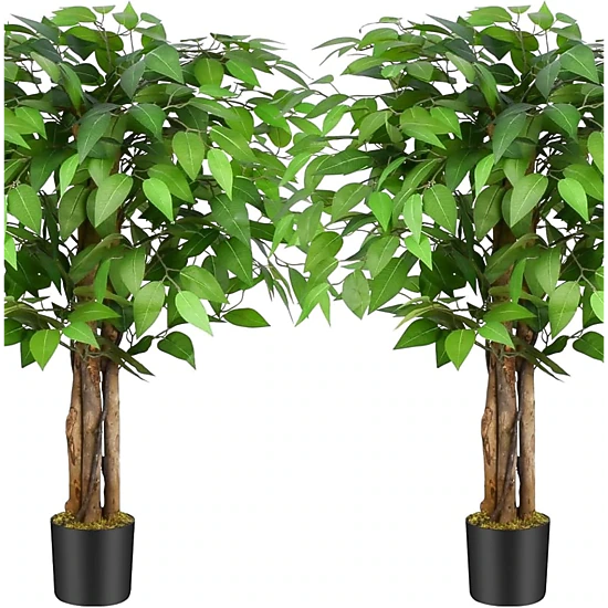 Whimsy Toys 3ft Ficus Artificial Trees Set of 2