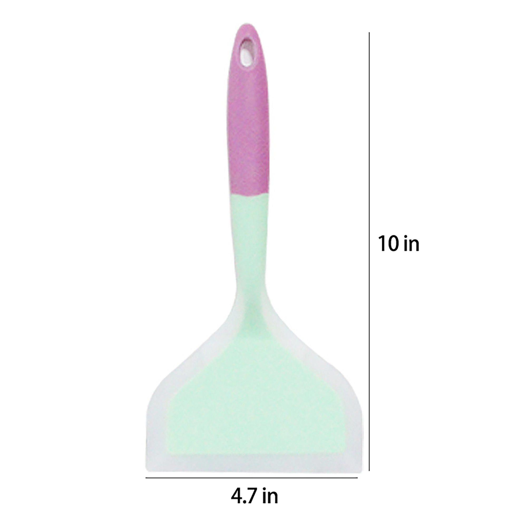 Alilang Women 2-Piece Silicone Bench Scraper Set with Flexible Edge and Hanging Handles