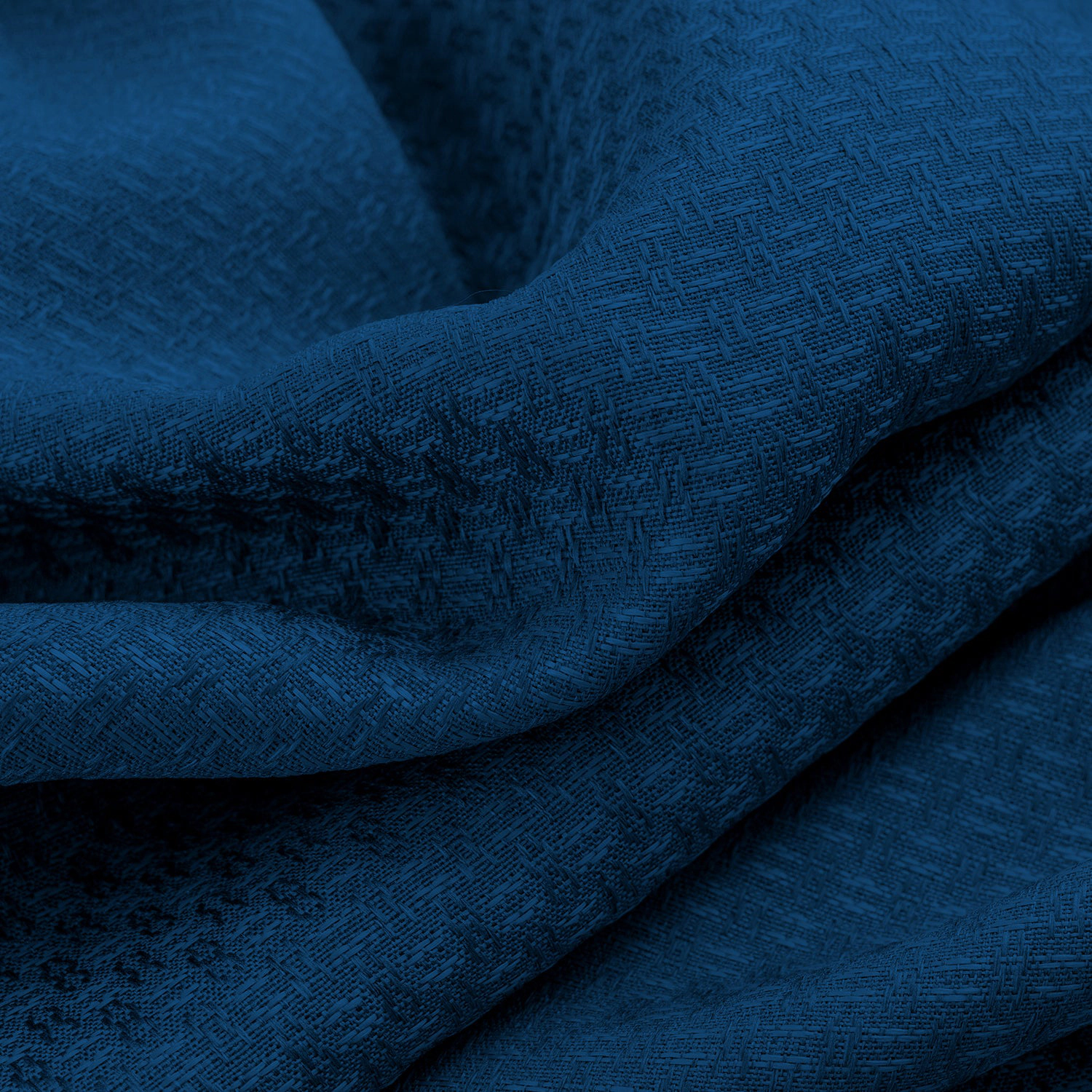 Olivia Gray 100% Polyester 250 GSM Basket Weave Ian Luxury Jacquard Blackout Grommet Curtain Panel 54" x 90