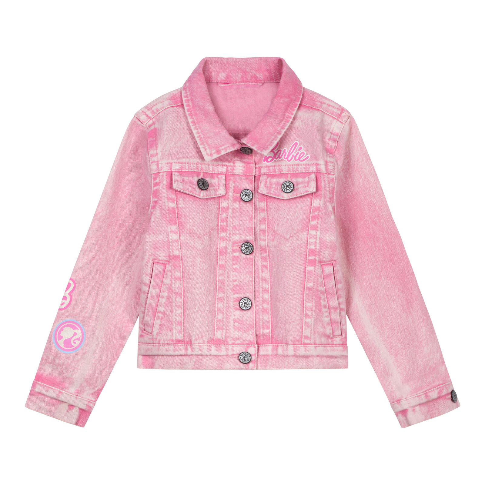 Barbie Girls' Glitter Denim Jacket