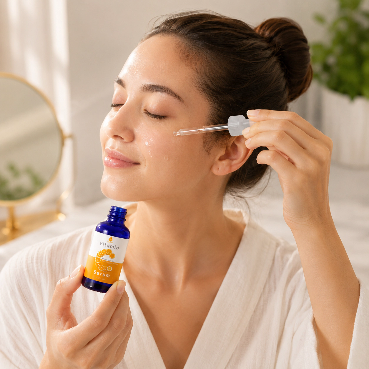 Pursonic Women's Advanced Skincare Treatment Bundle with 7-in-1 LED Light Therapy Face Mask & Vitamin C Serum