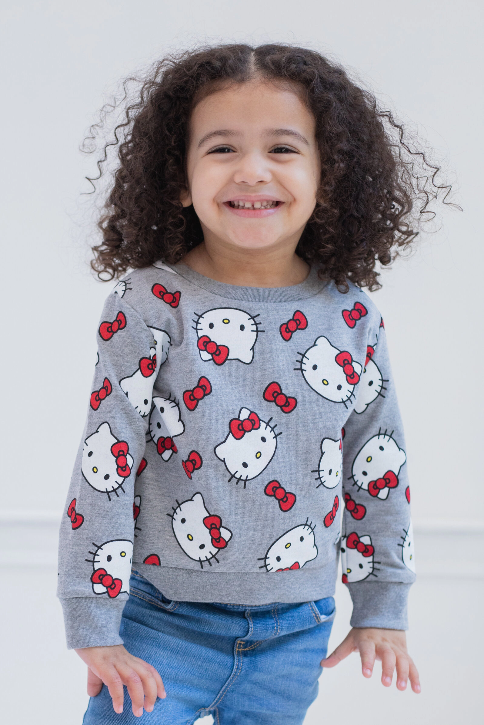 Hello Kitty Girls' Pullover Sweatshirt