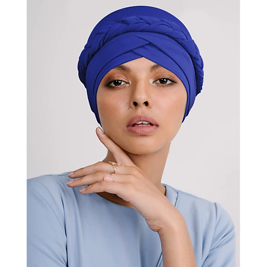 PIGFDK 4 Pieces Turban For Black Women Cap Head Wraps Beaded Headscarf Beanie Wrap