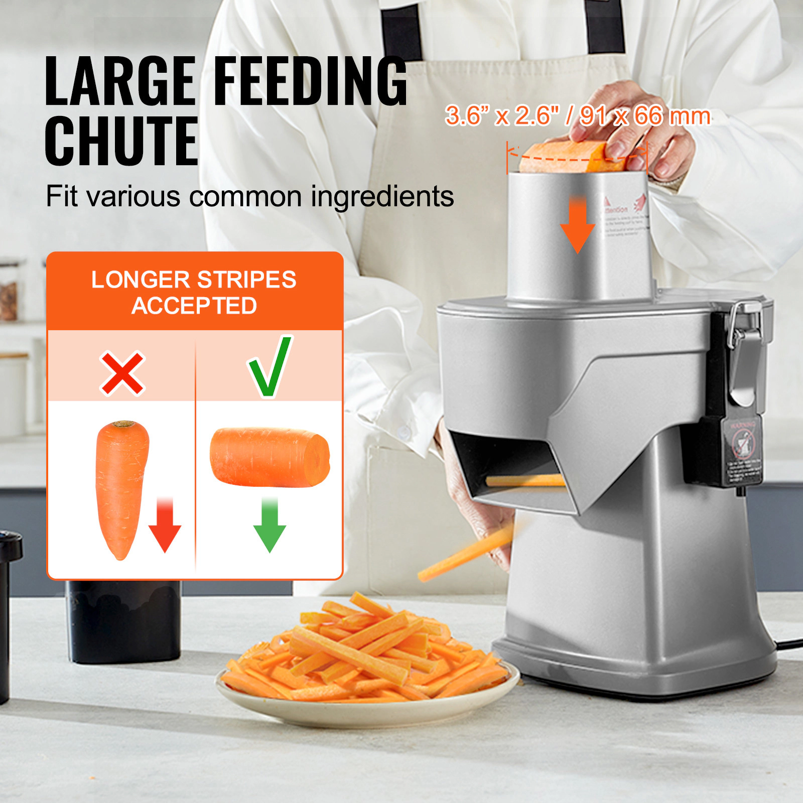 HONGGE Electric Vegetable Slicer Food Cutter