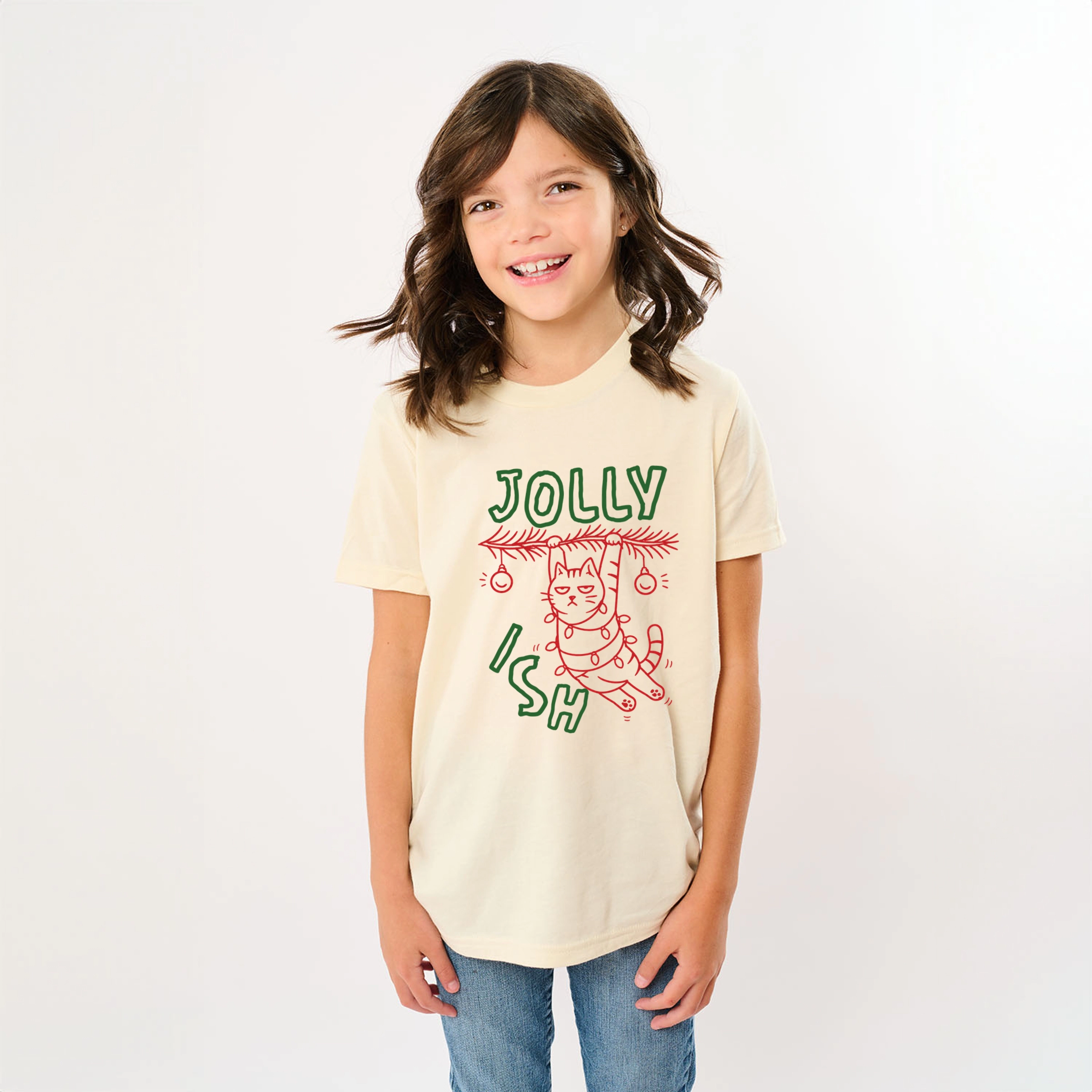 The Juniper Shop - Youth Short Sleeve Graphic T-Shirt Jollyish Cat