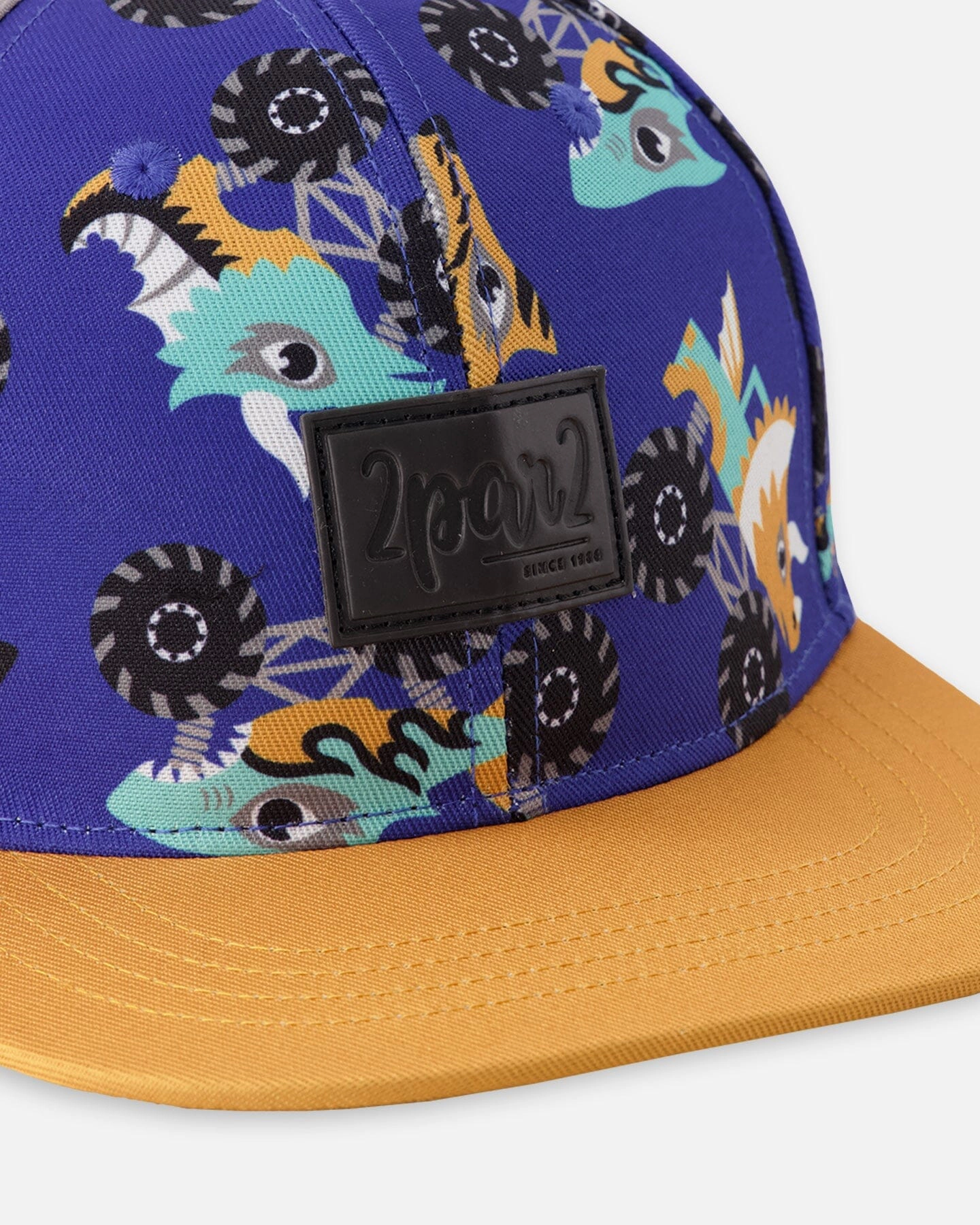 Deux par Deux Boys Cap Truck Print