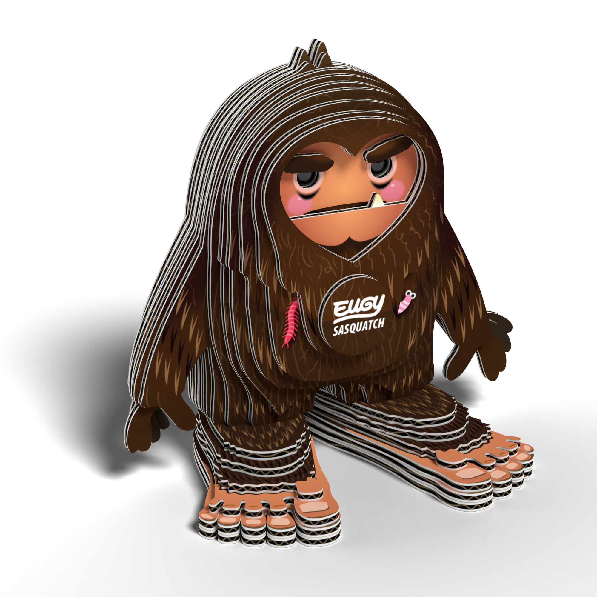 EUGY Sasquatch 3D Puzzle - contains 31 puzzle pieces