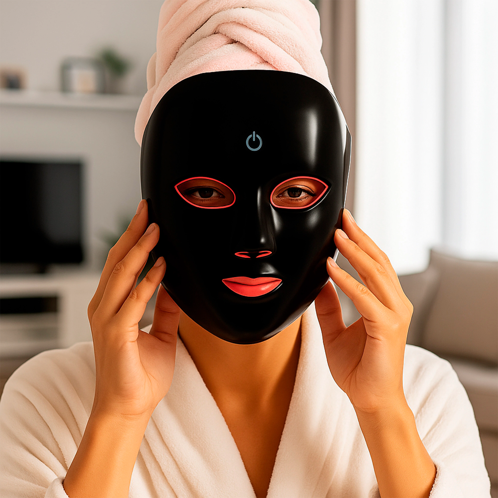 Pursonic Women’s LED Light Therapy 7-in-1 Face Mask – Advanced Skincare at Home!