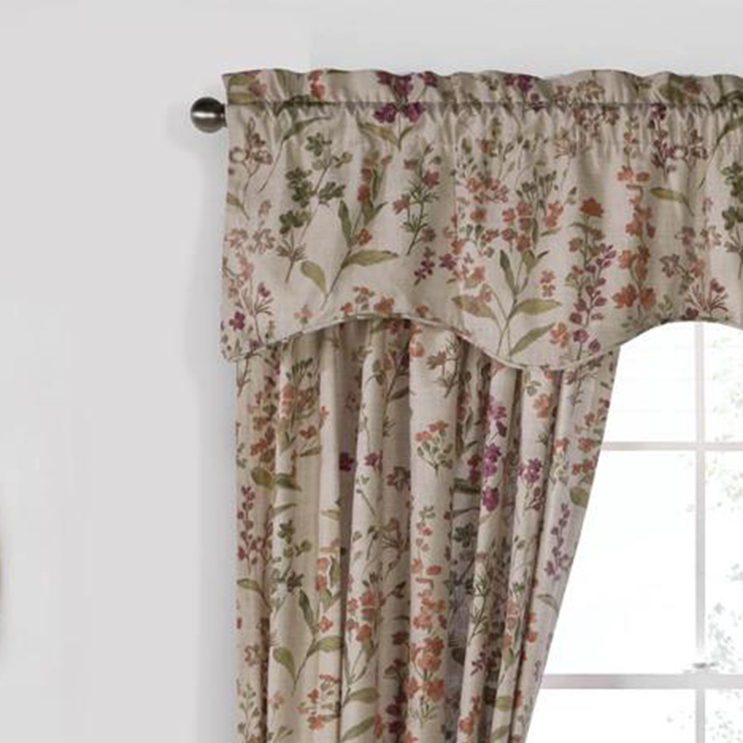 Commonwealth Habitat Rockport Cotton Pole Top Curtain Panel Pair