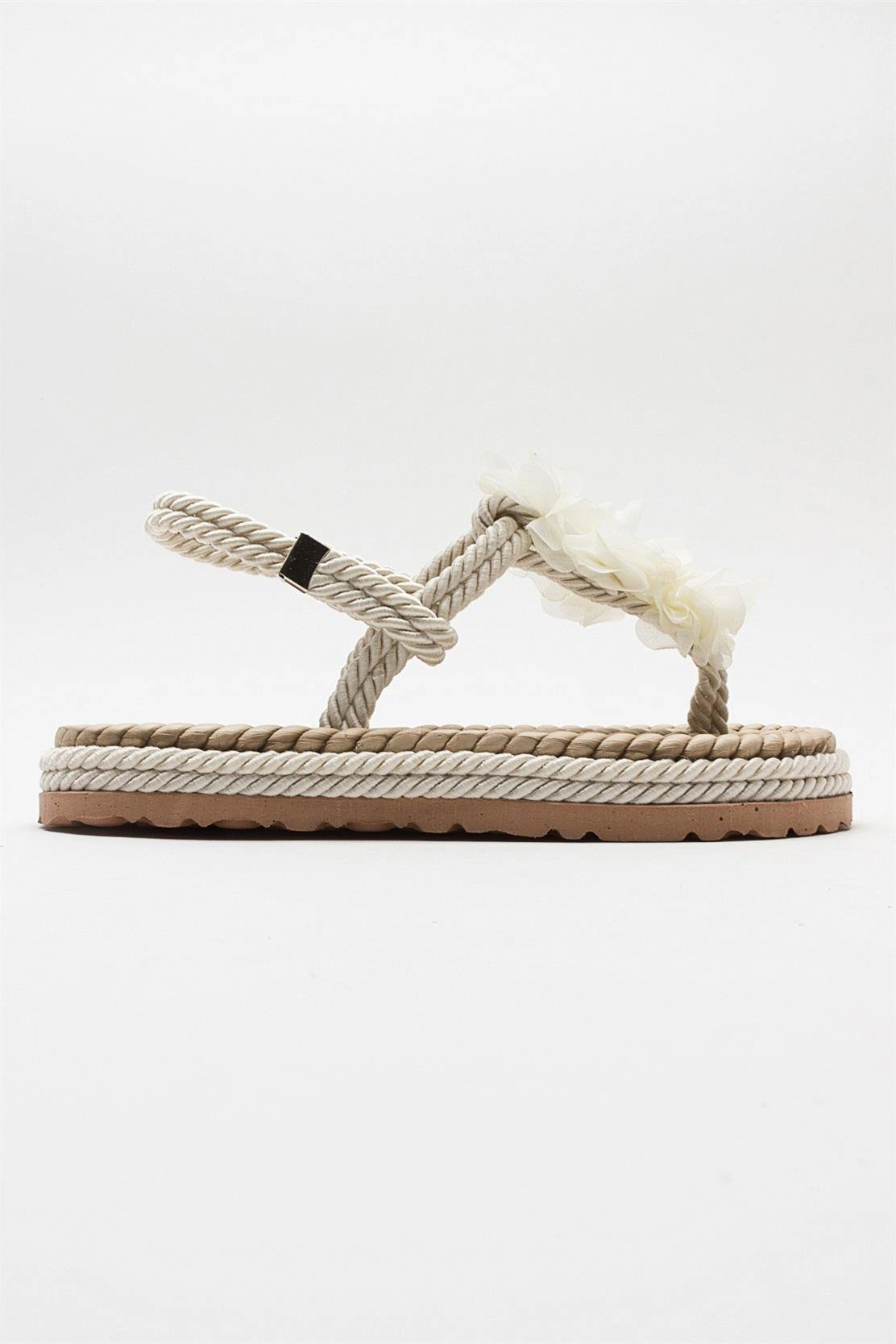 Prologue Shoes Womens SANTRA Lace-Up Thong Sandals