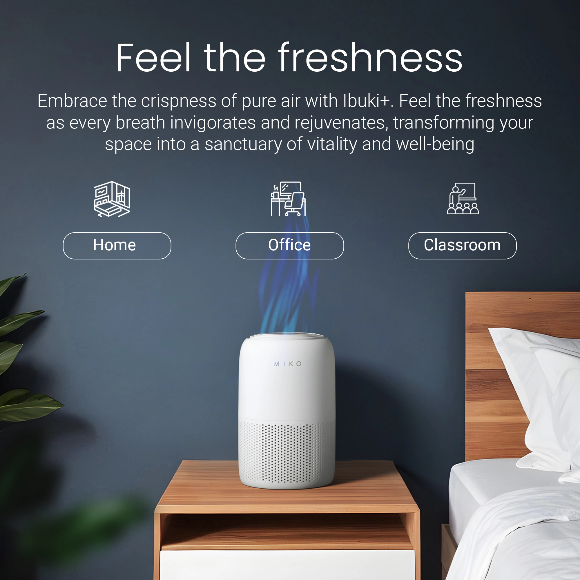 Miko Ibuki 2 Hepa Air Purifier Up To 770 Sqft