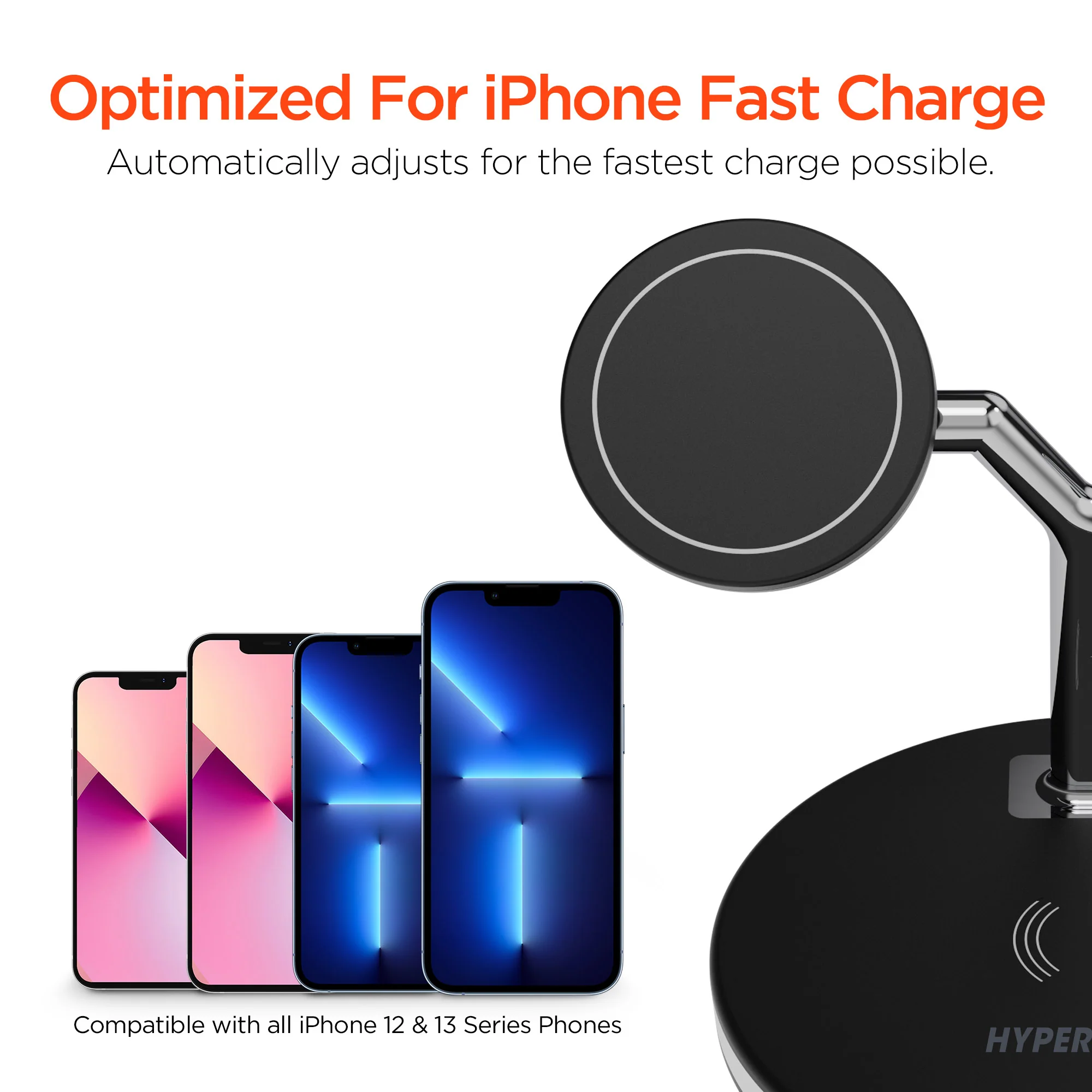 HyperGear MaxCharge 3-in-1 MagSafe Wireless Charging Stand