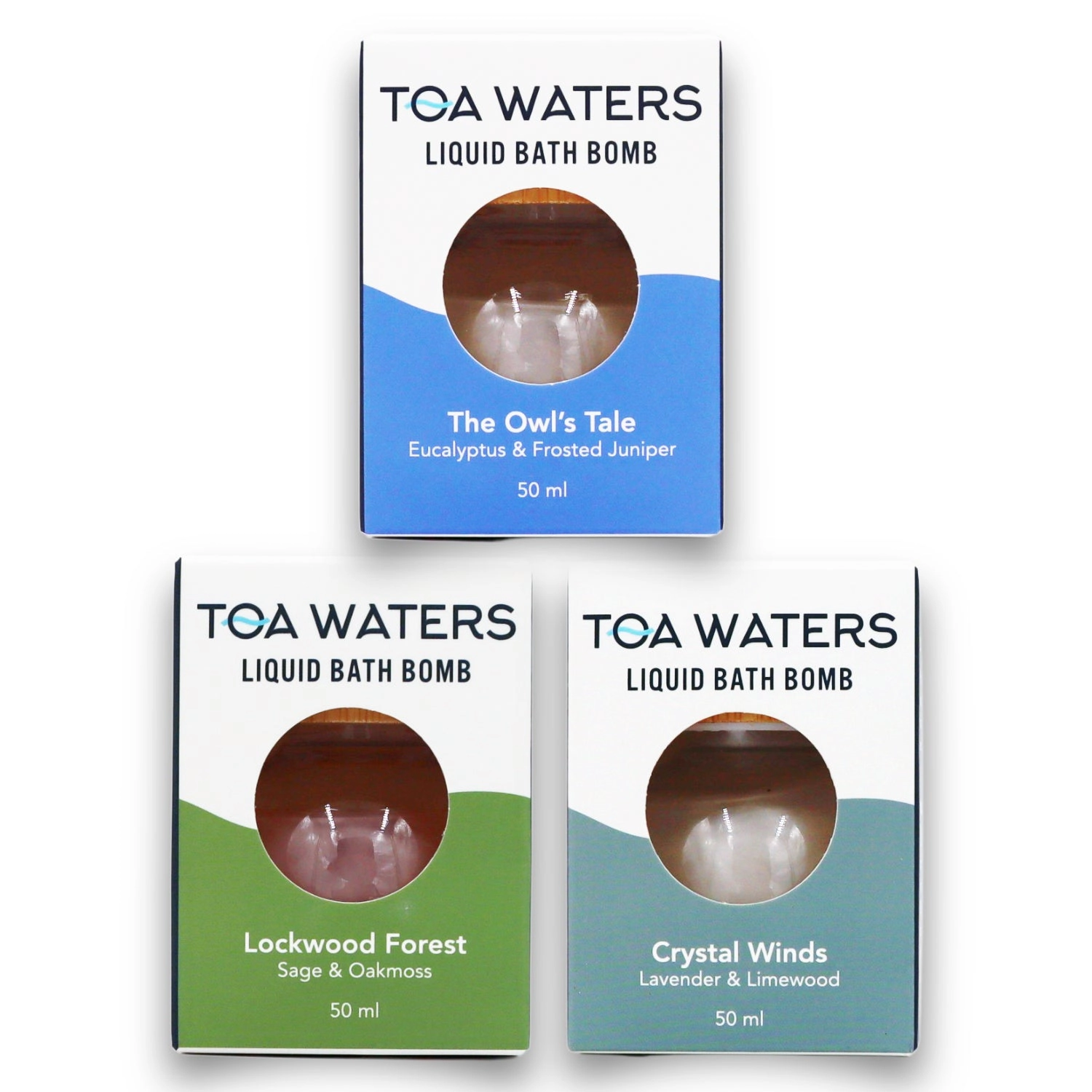 TOA Waters Unisex Liquid Bath Bomb Series - Prime Picks
