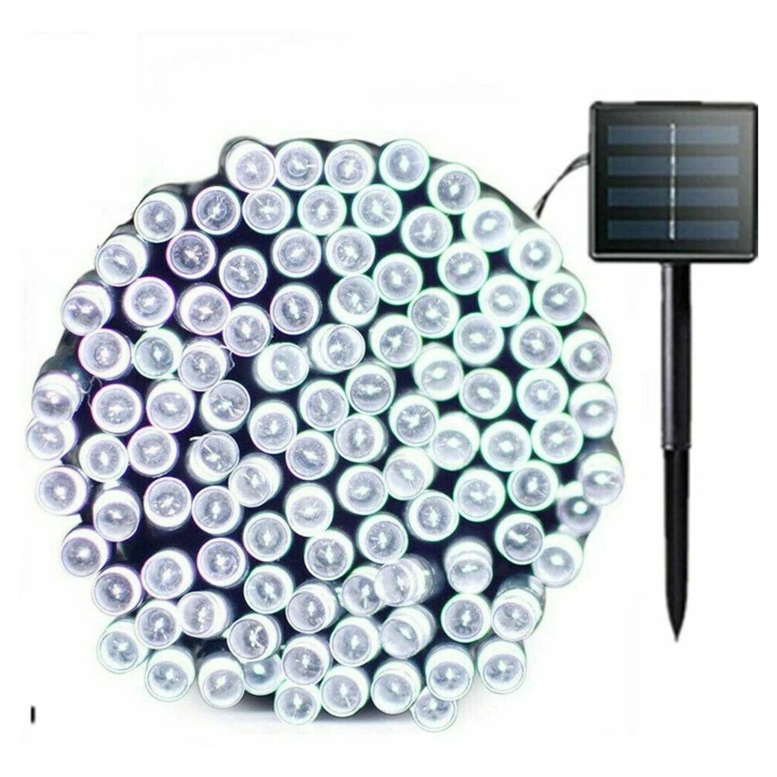 Home Collection 100 LED Solar String Fairy Lights, Waterproof Outdoor Decor