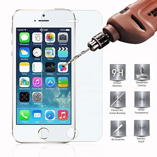 Qixxronics for iPhone SE 3 / SE 2 Screen Protector, [3-Pack] Tempered Glass Screen Protector Film 4.7"