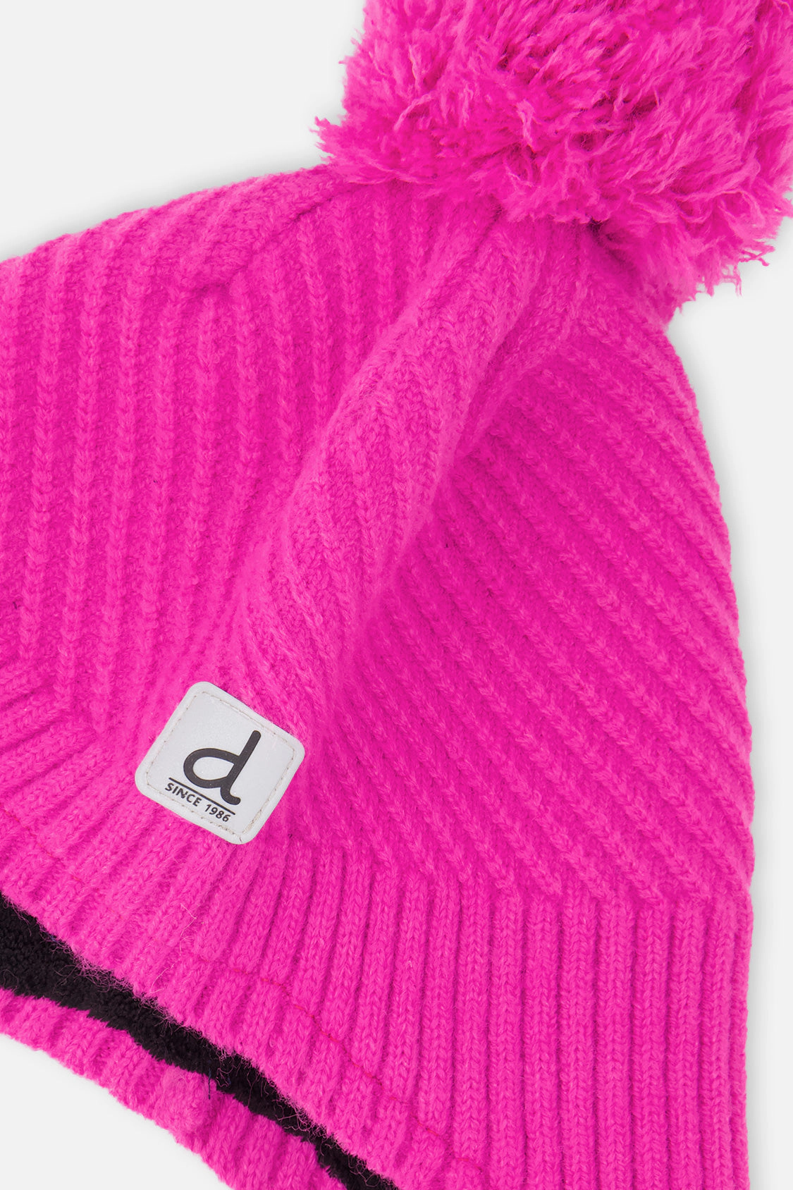 Deux par Girls Winter Peruvian Knit Hat with Pompom