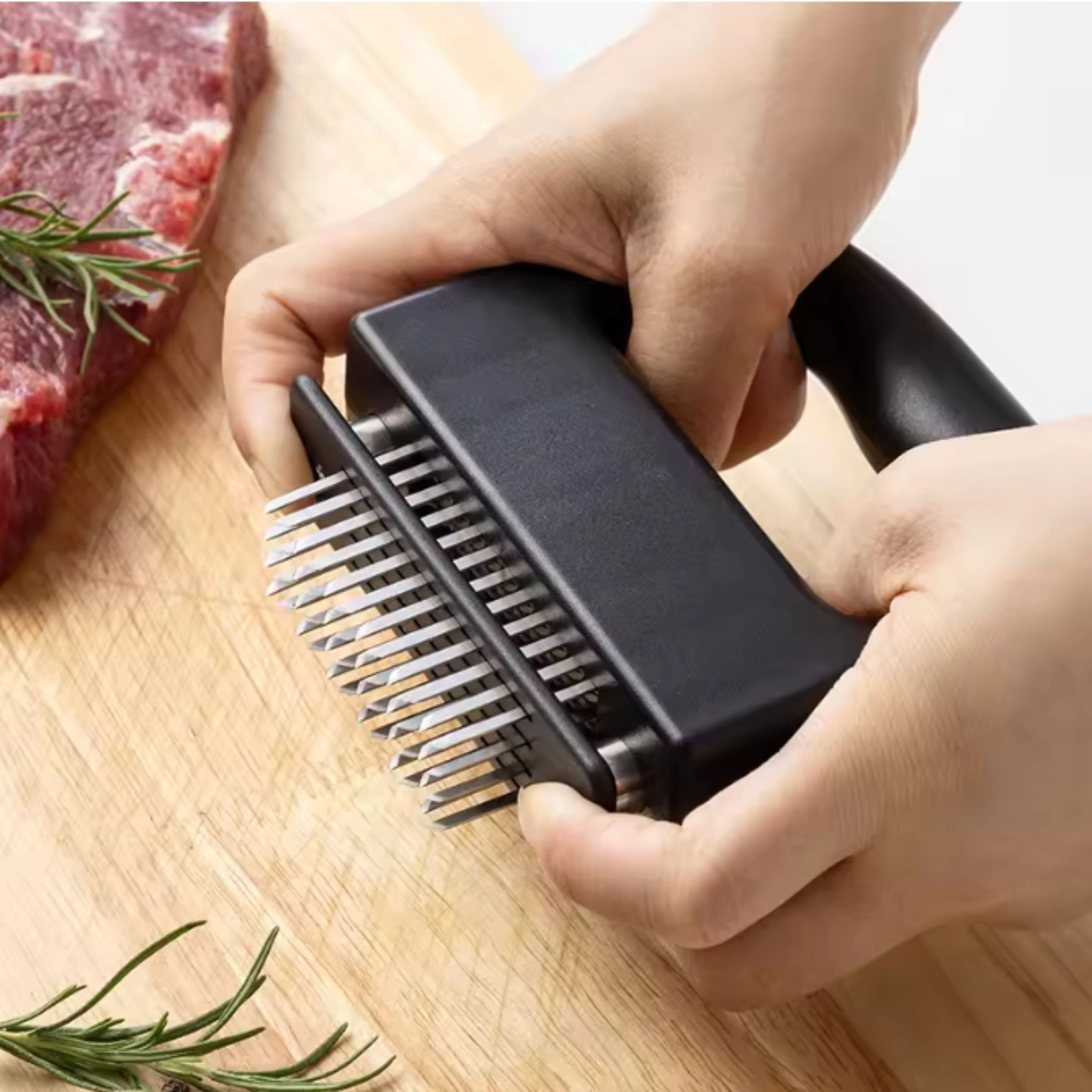 Kitcheniva Stainless Steel Meat Tenderizer For Steaks, Chicken, Pork