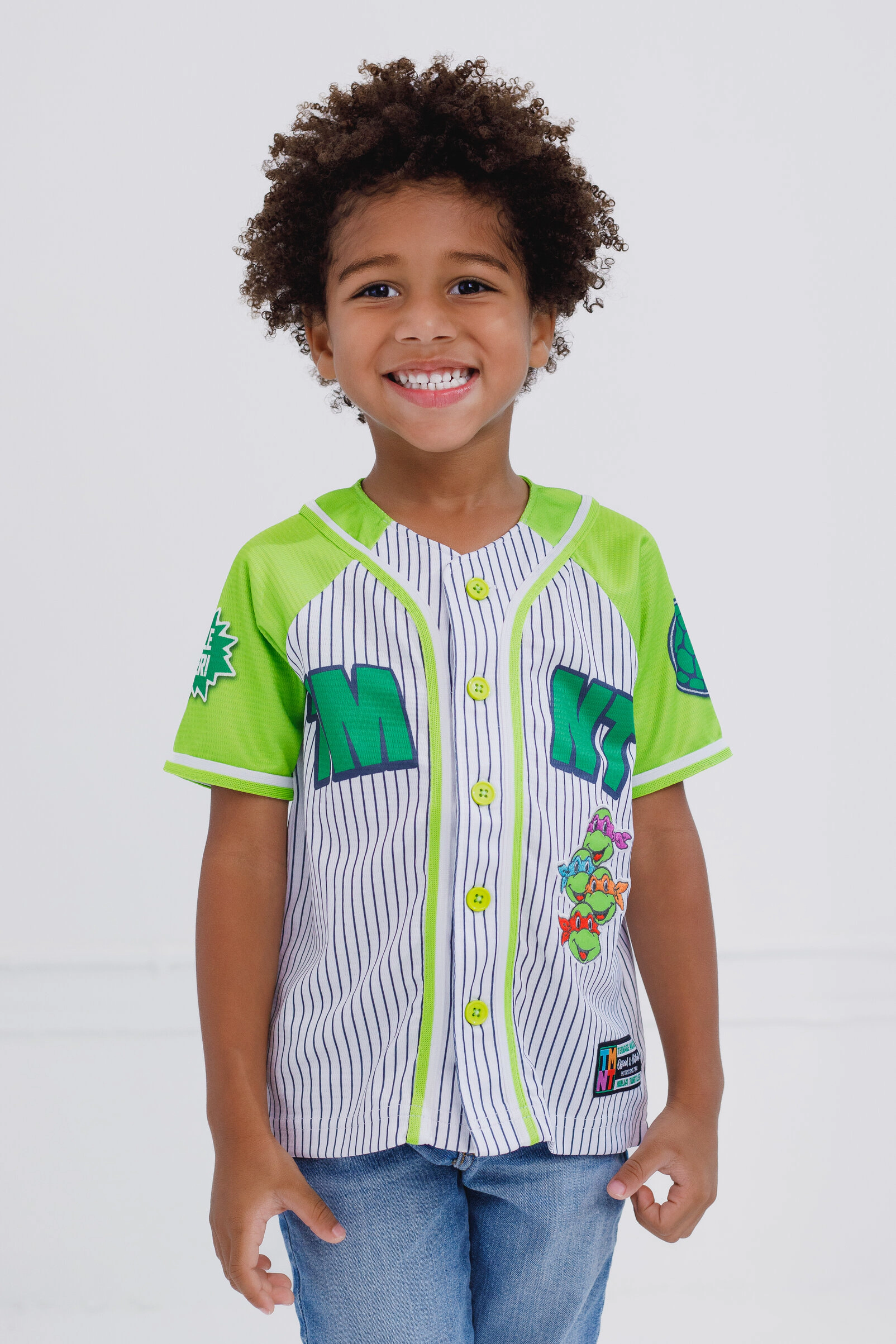 Teenage Mutant Ninja Turtles Boys' Athletic Baseball Jersey