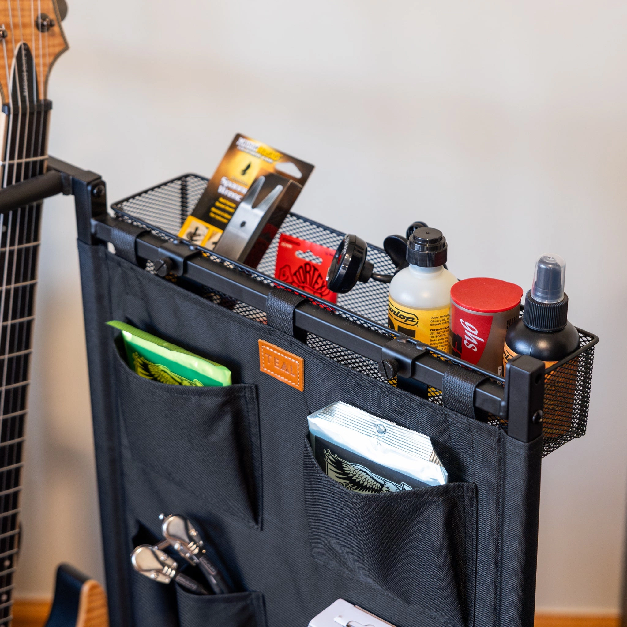 StoreYour The Opener 5-Slot Guitar Rack, Black