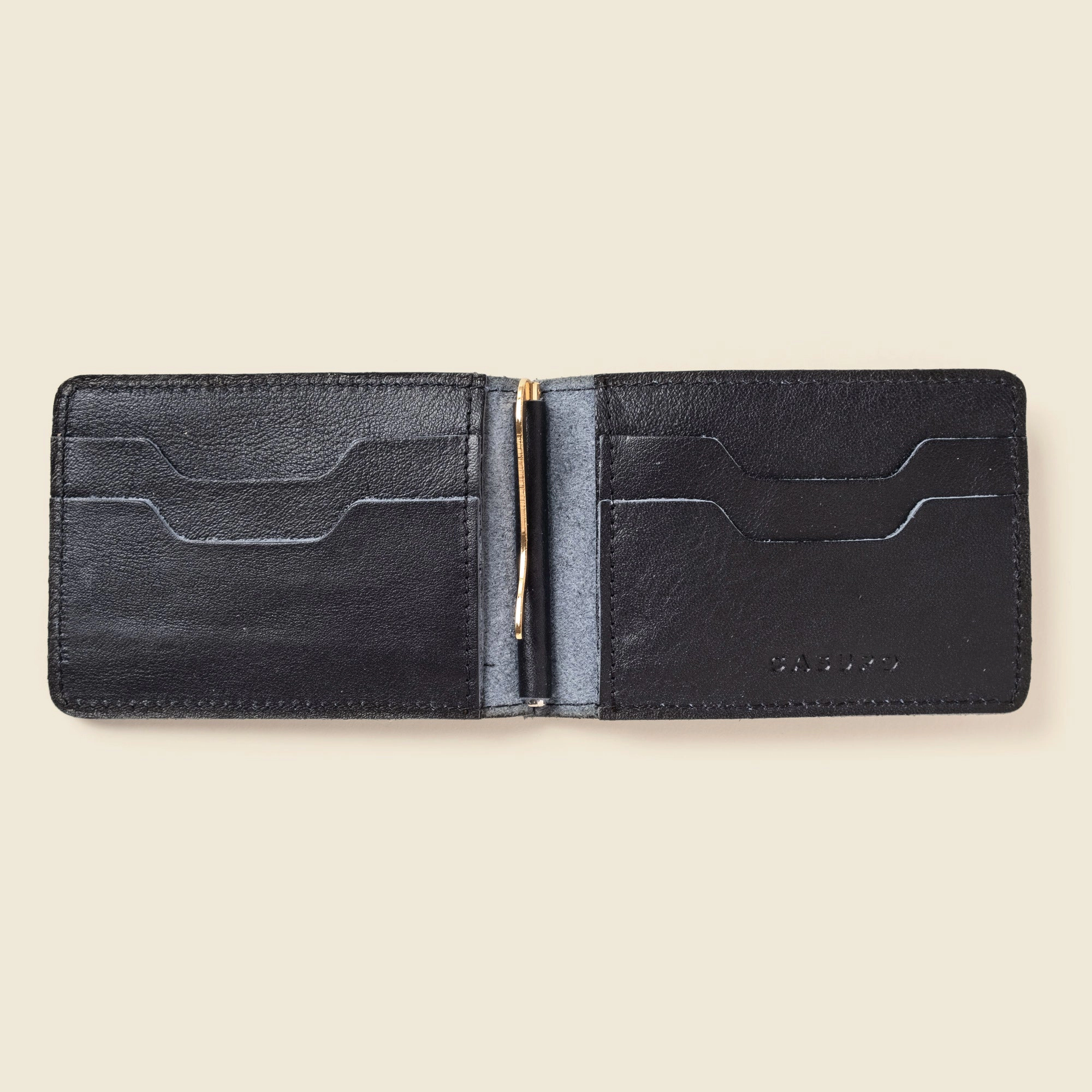 Casupo Leather Bifold Money Clip Wallet