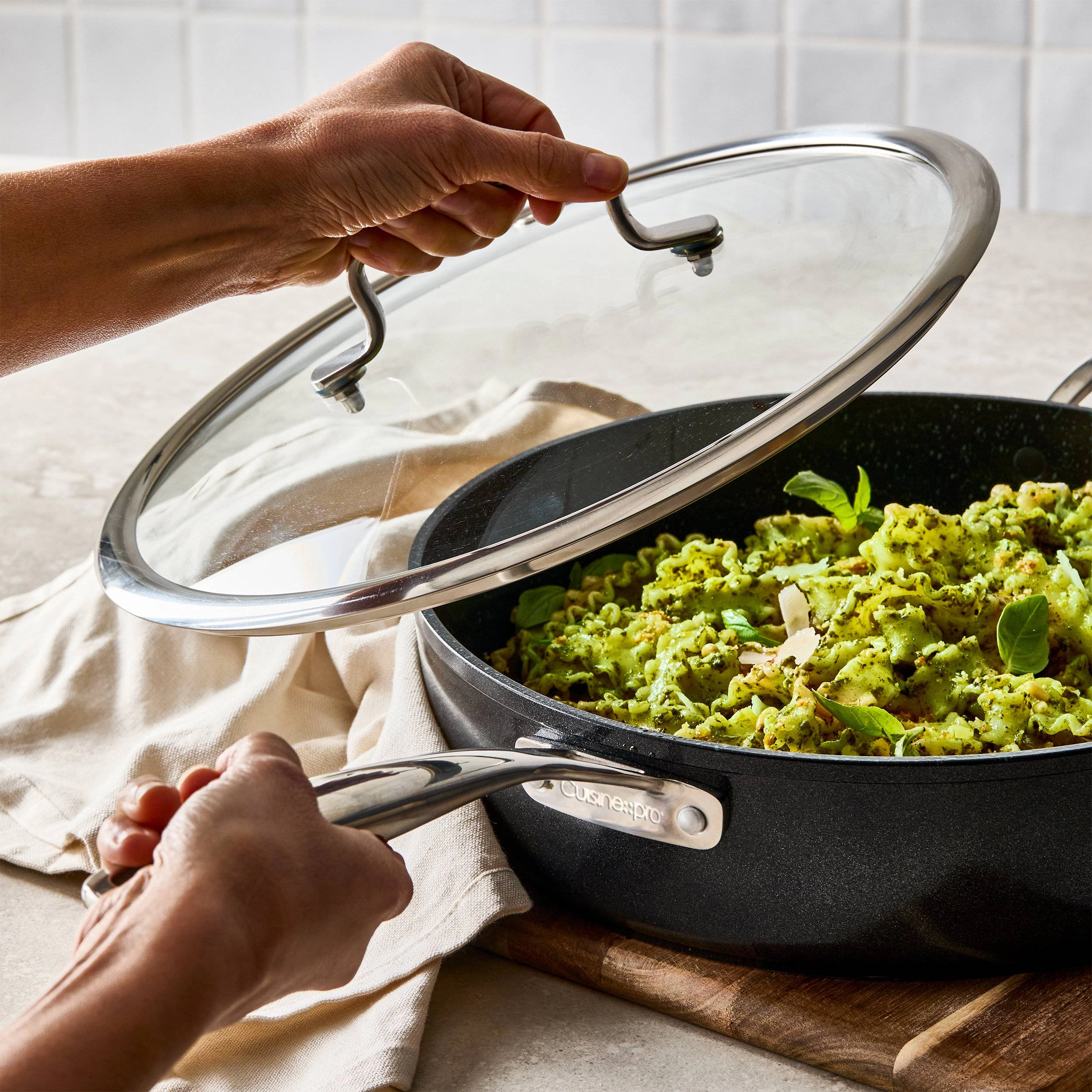 Cuisine::pro® GREEN STONE™ 4.2 Qt. Chef Pan