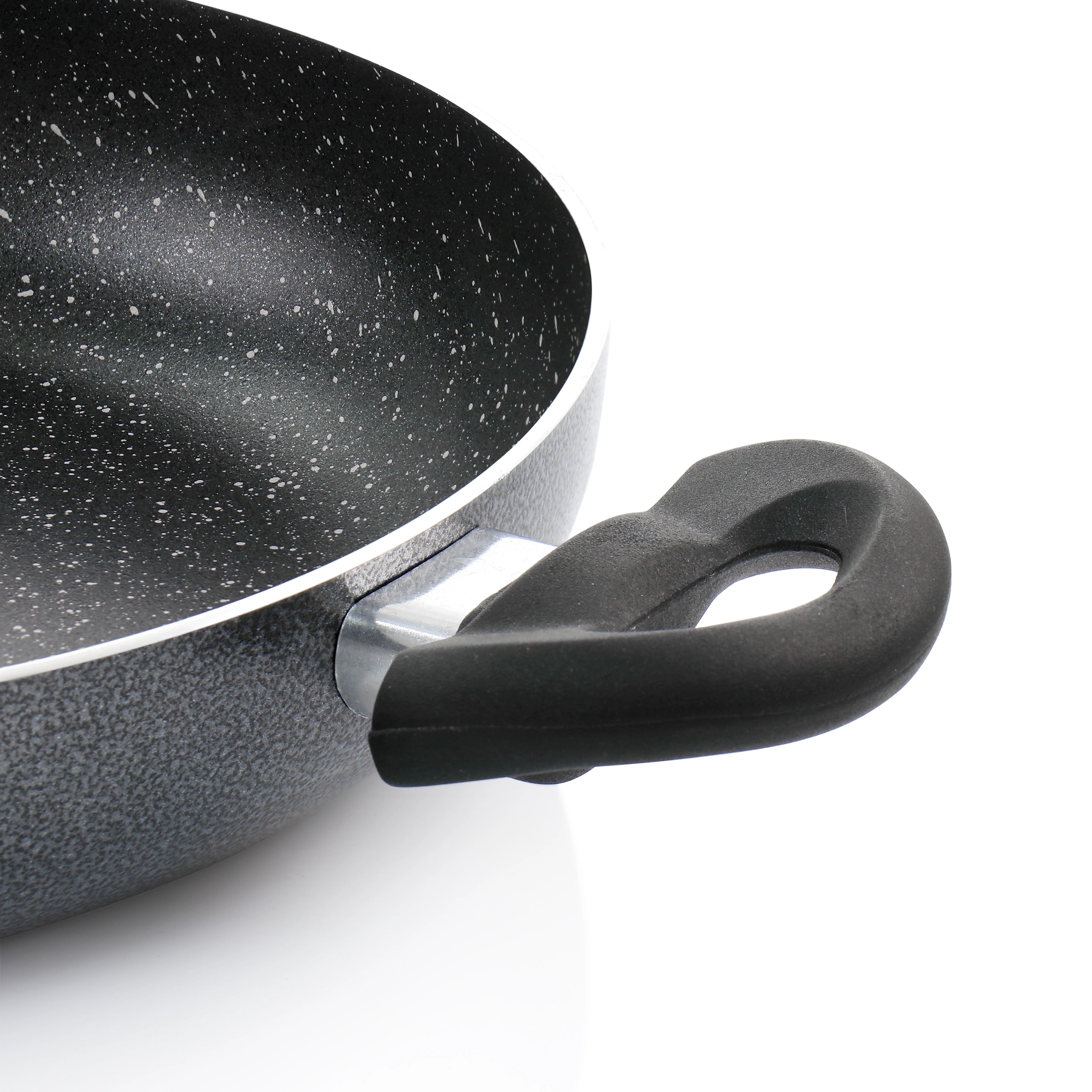 Oster Pallermo 3.5 Quart Aluminum Nonstick Saute Pan in Charcoal with Lid