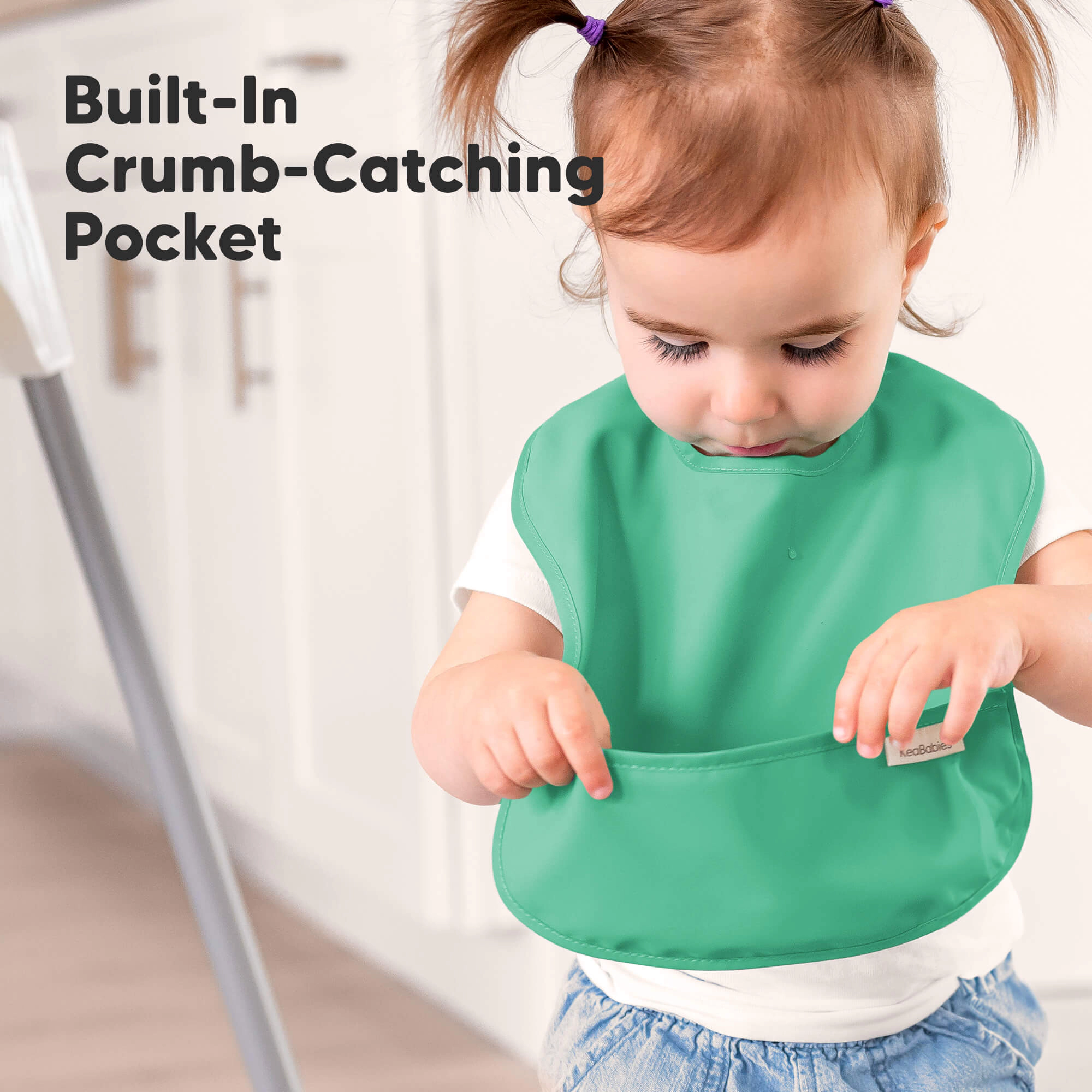 KeaBabies 3-Pack Presto Waterproof Bibs