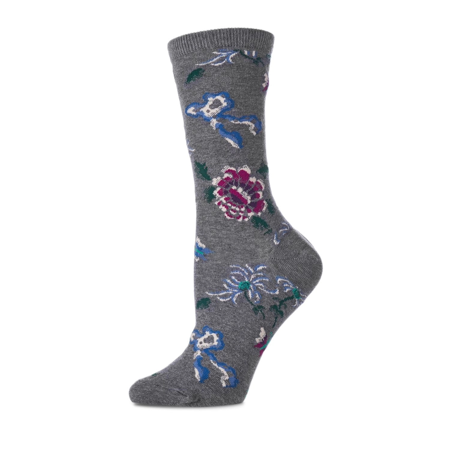 MeMoi Natori Woodland Women's Cotton Blend Crew Socks