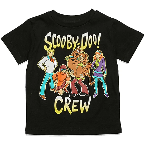 Scooby-Doo Boys' 3-Pack Short Sleeve Graphic T-Shirts
