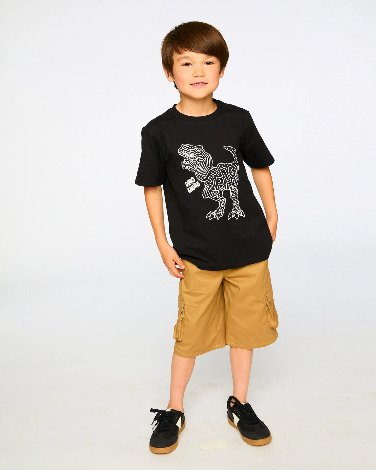 Deux par Boys Stretch Twill Bermuda with Cargo Pockets