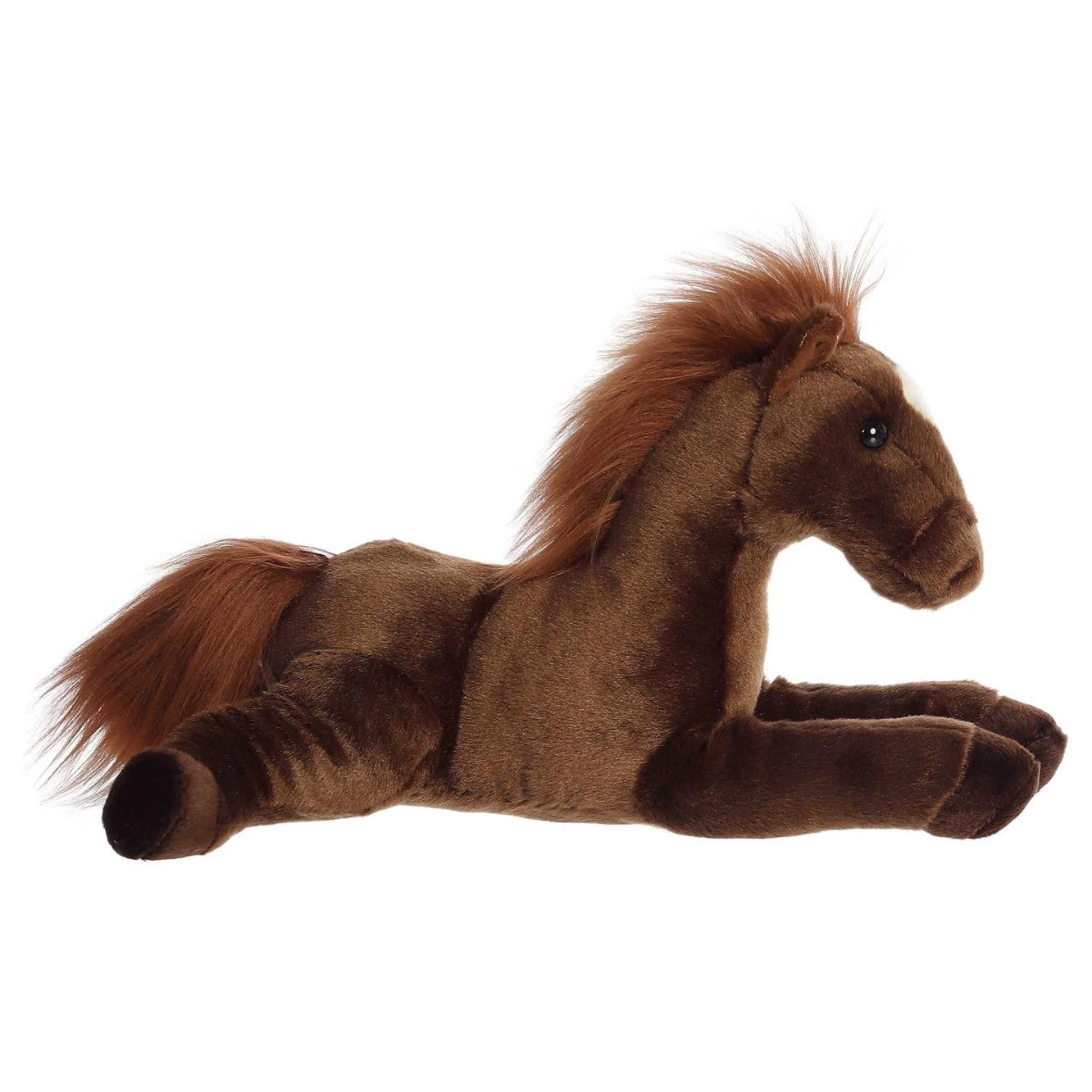 Aurora Flopsie Outlaw the Brown Horse 12-Inch Stuffed Animal Plush