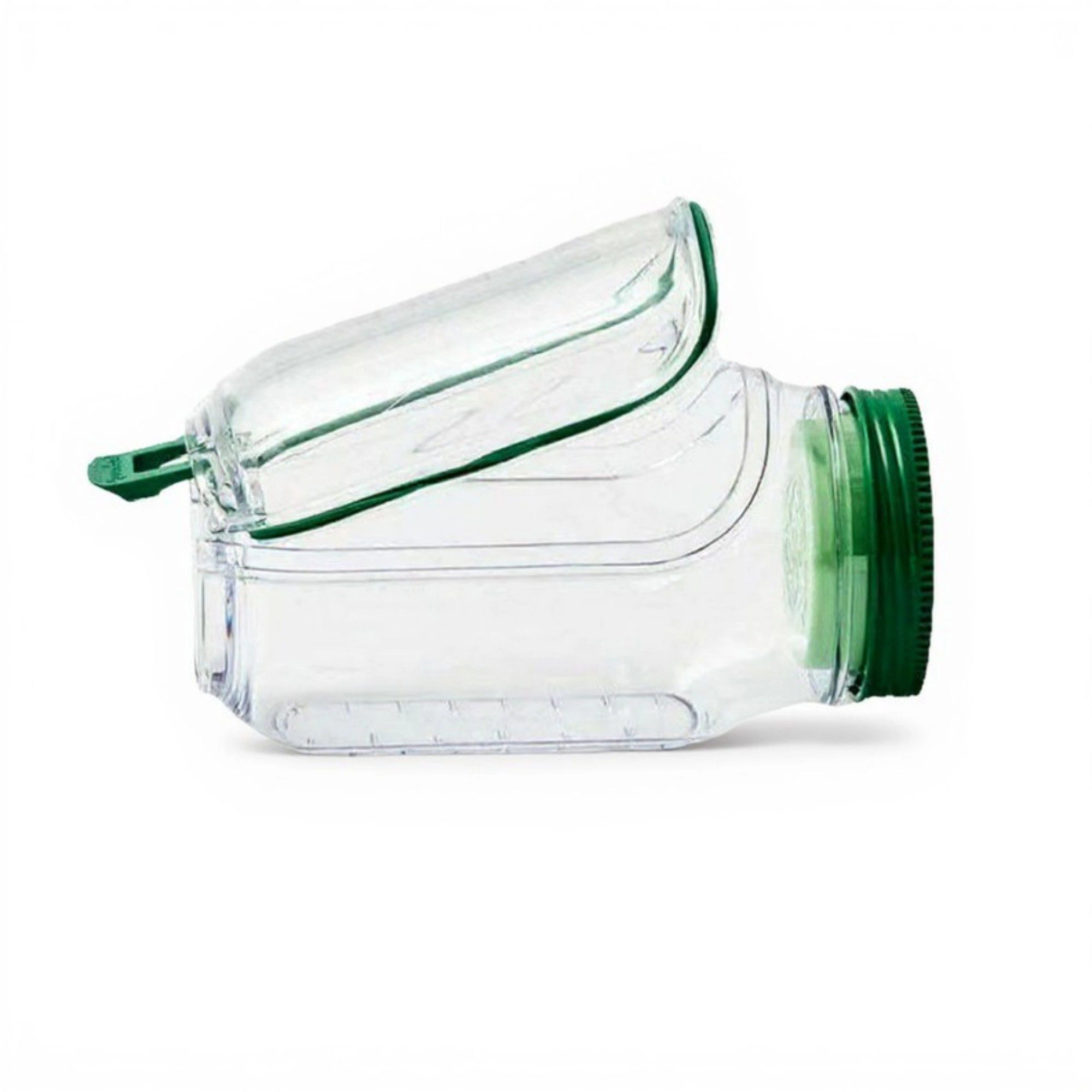 Alilang Unisex Portable Salad Container with Leak Resistant Lid and Built In Fork for On-the-Go Meals 4x7.5x3.5