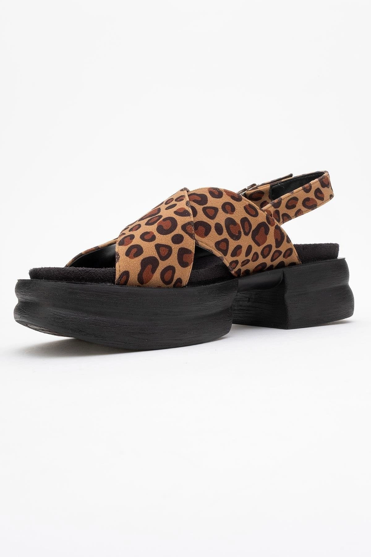 Prologue Shoes Womens Lungo Cross‑Strap Wedge Sandal