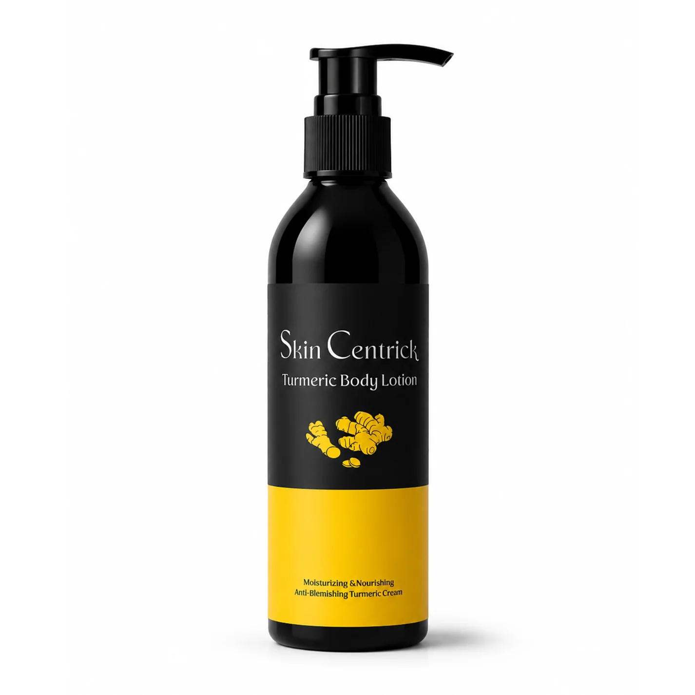 Skin Centrick Moisturizing Turmeric Body Lotion with Shea Butter for Dry Skin, 250 ml