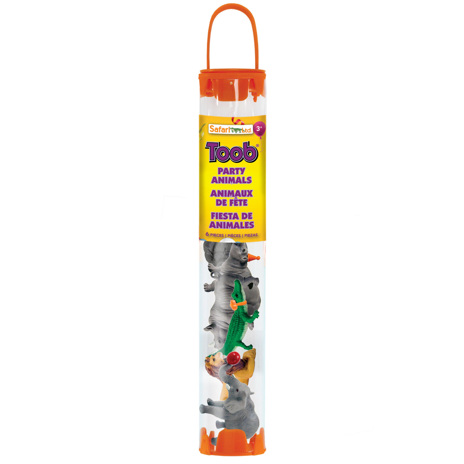 Safari Ltd. - Party Animals TOOB - contains 6 Mini Figurines