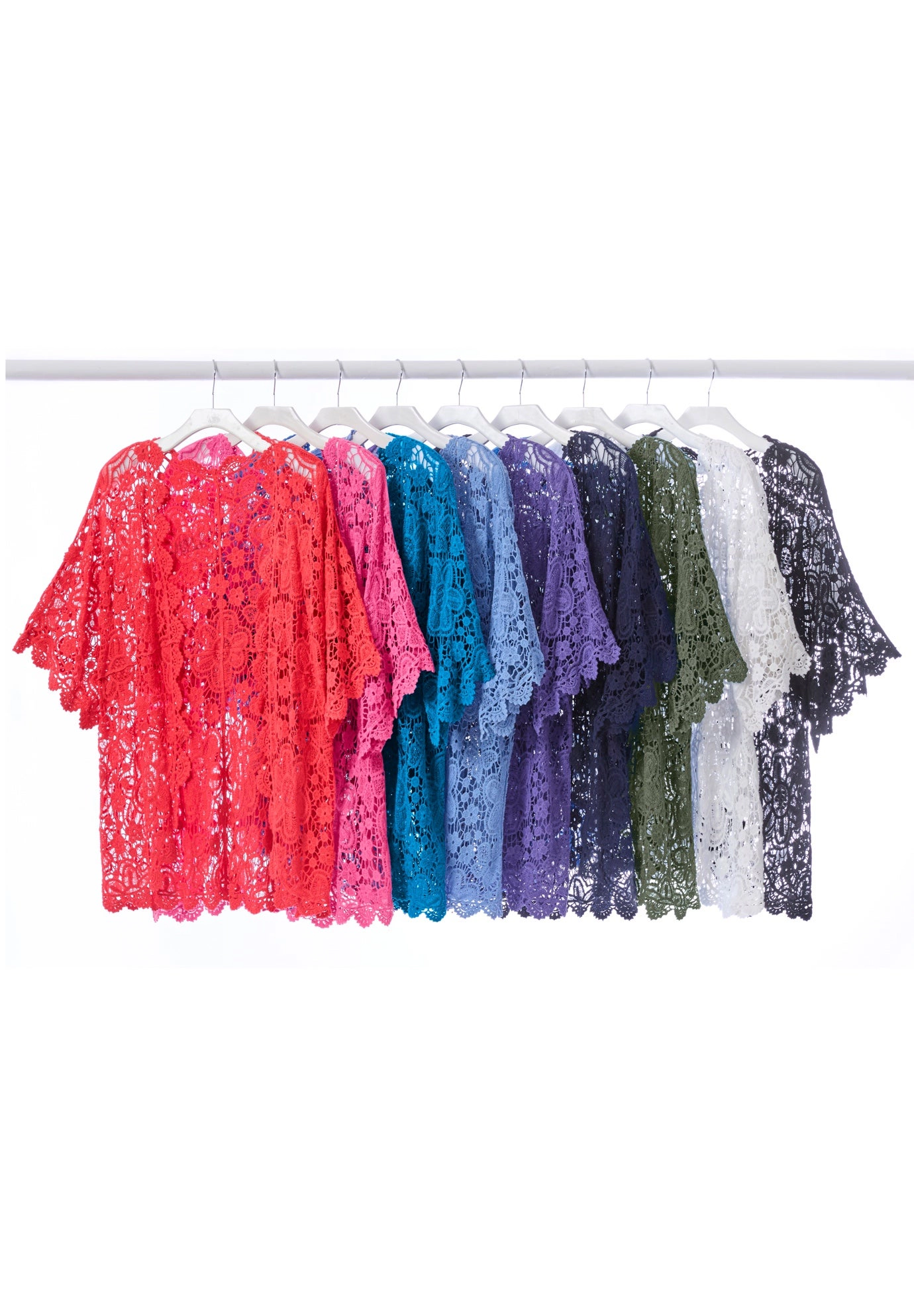 Catherines Women's Plus Graceful Crochet Kimono