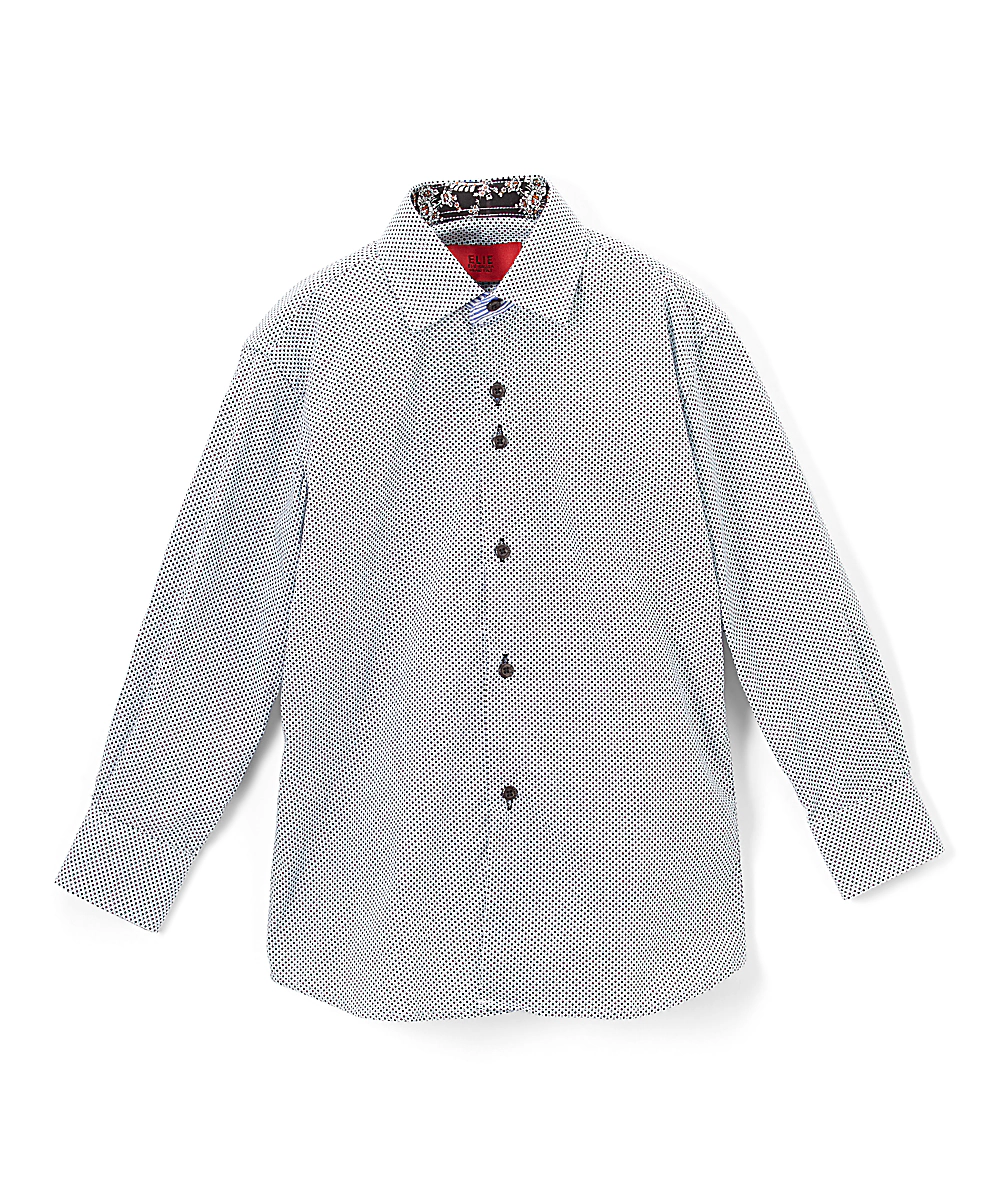 Elie Balleh Boys Slim Fit Button-Down Shirt