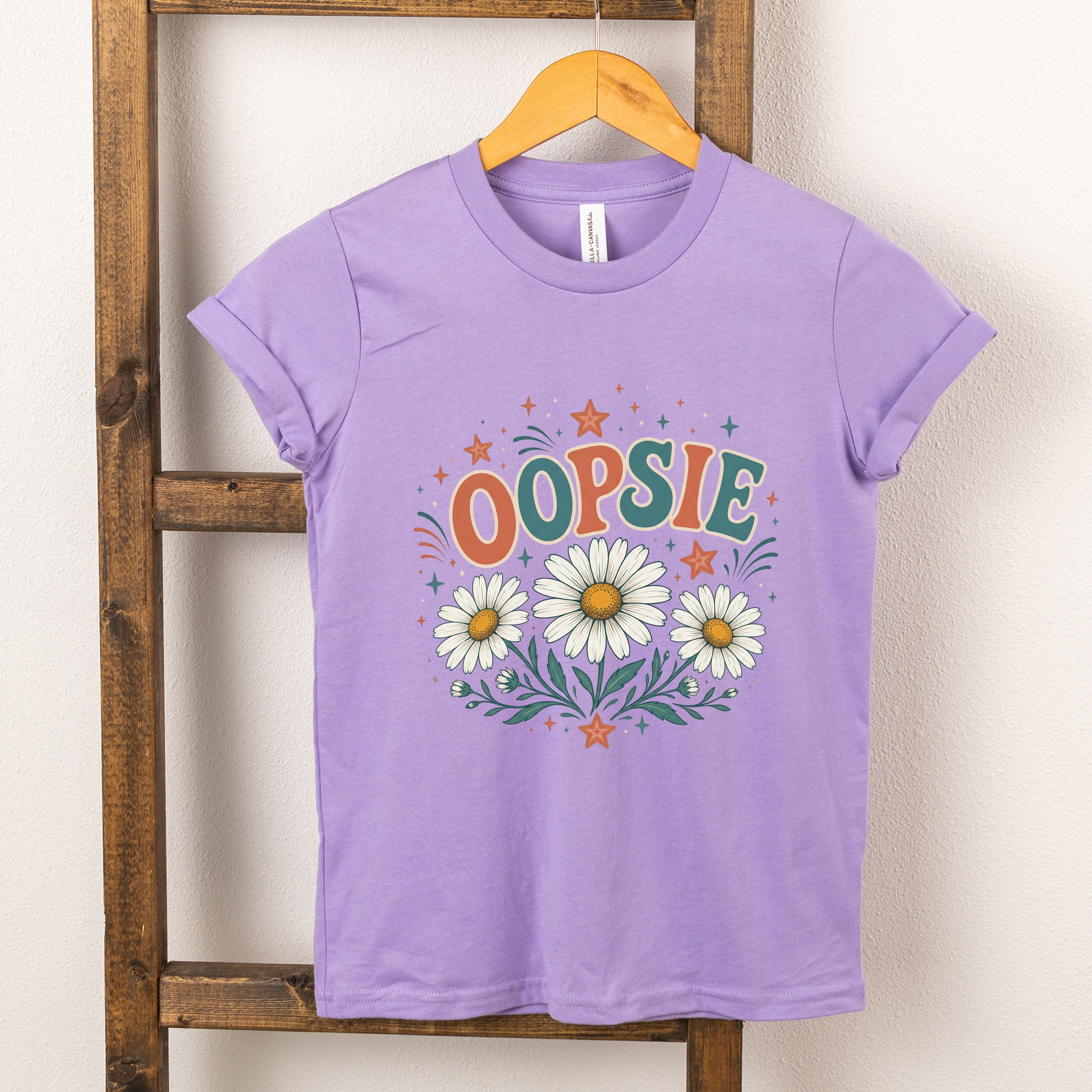 The Juniper Shop - Youth Short Sleeve Graphic T-Shirt Oopsie Daisy Stars