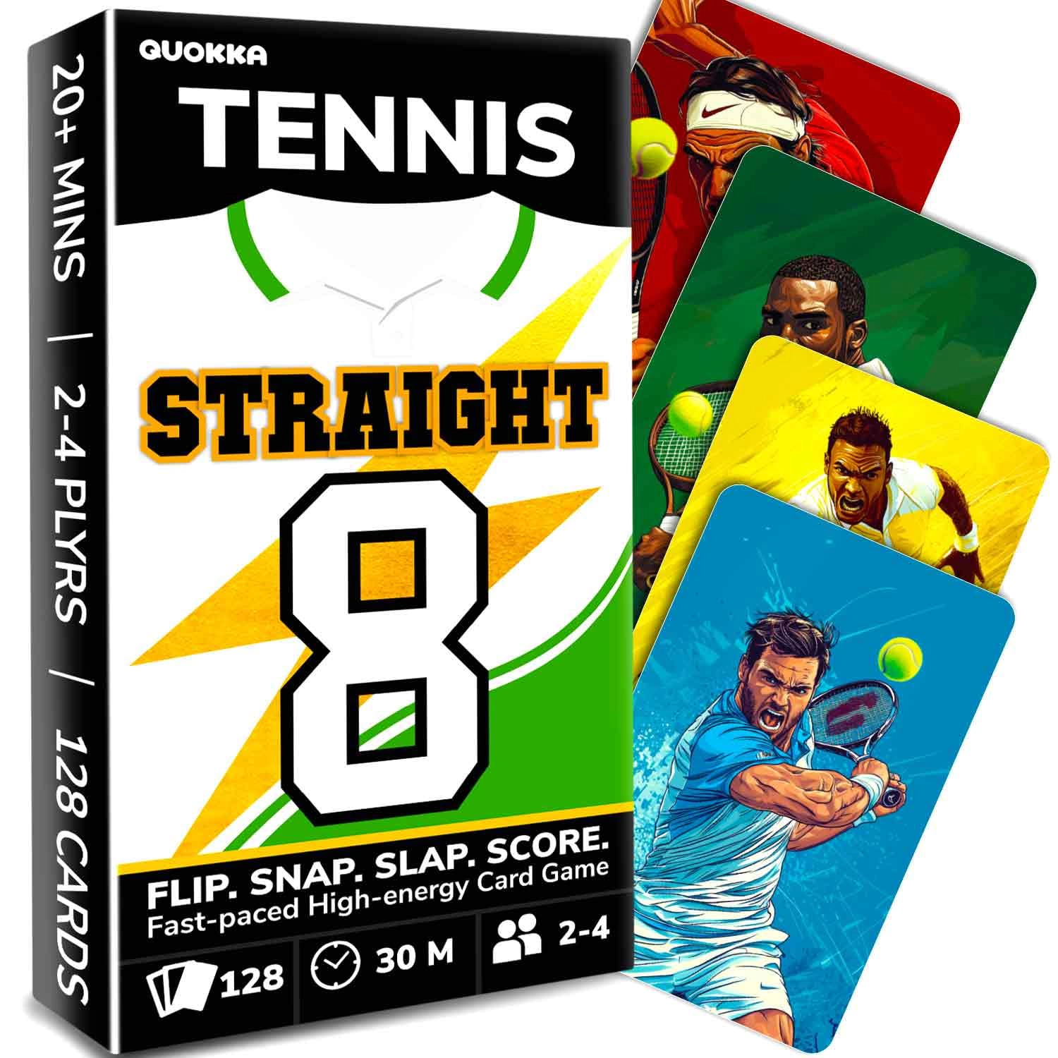 QUOKKA Fast-Paced Card Game for Kids & Adults, Number Sequence & Action Game for 2–8 Players