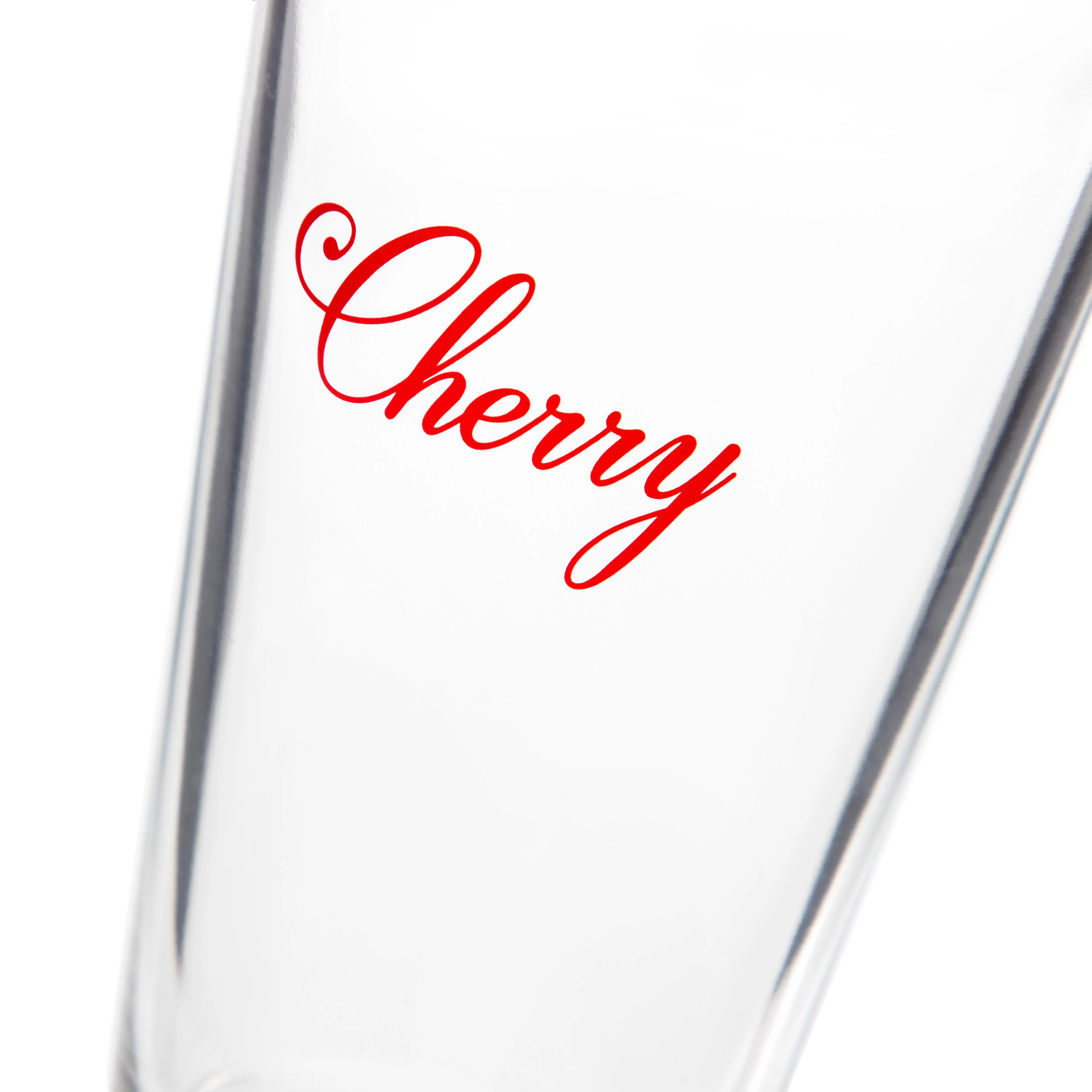 Gibson Home Cherry 4 Piece 16 Ounce Gold Rim Beer Glass Set