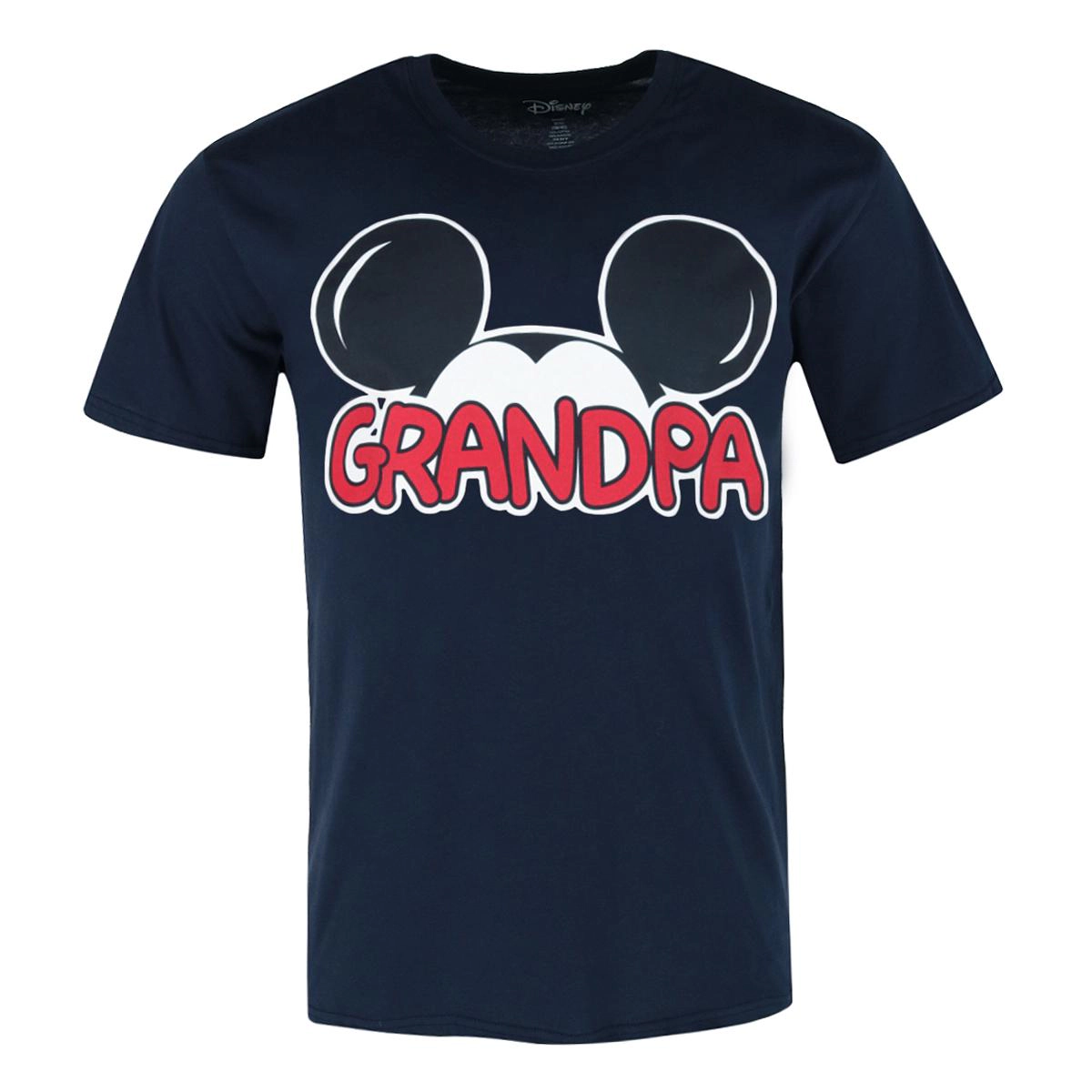 Jerry Leigh Men's Disney Mickey Mouse Grandpa Family T-Shirt