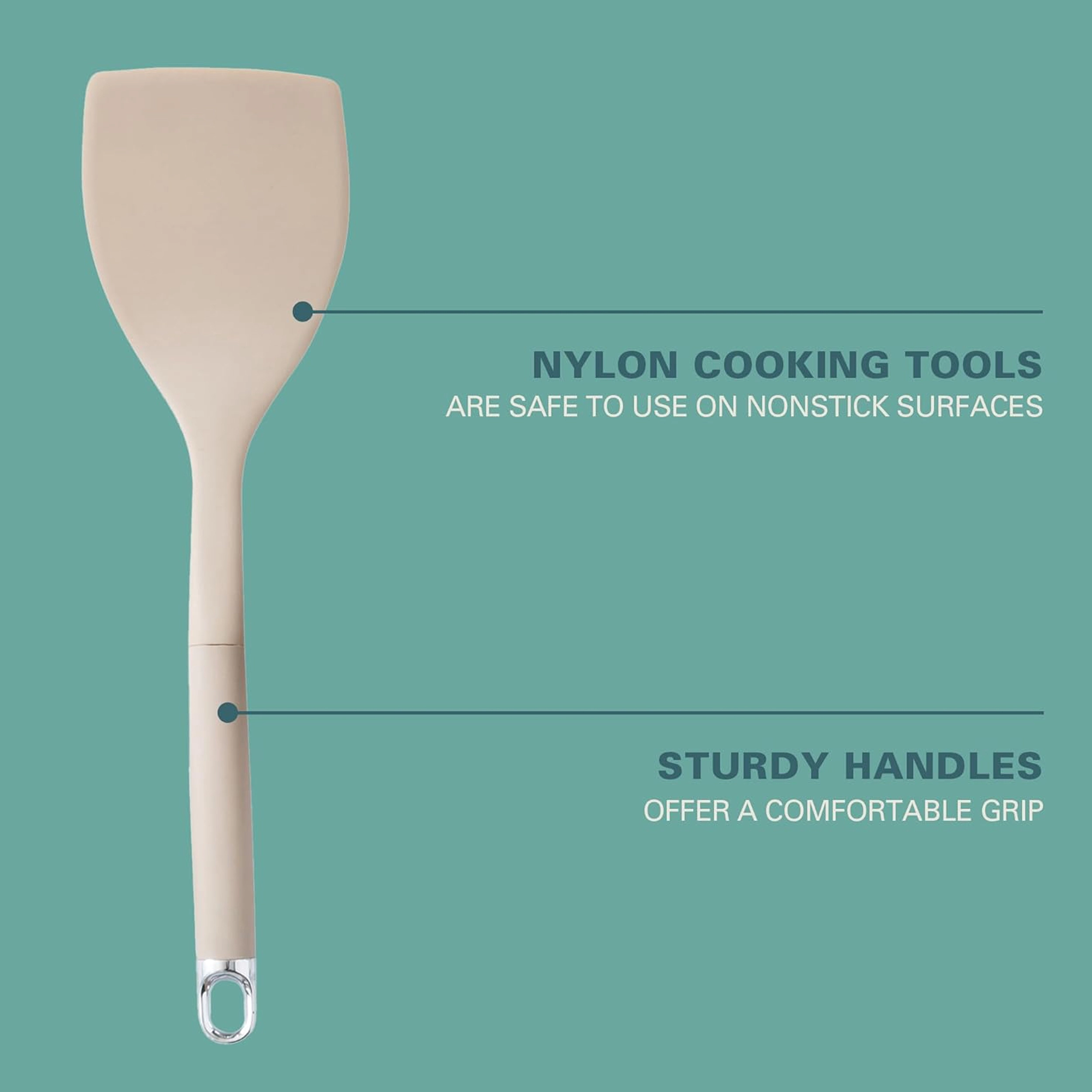 Gibson Home Burchette 20 Piece Nylon Kitchen Gadget & Tool Set in Taupe