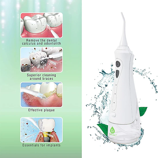 Pursonic Unisex USB Rechargeable Oral Irrigator Water Flosser