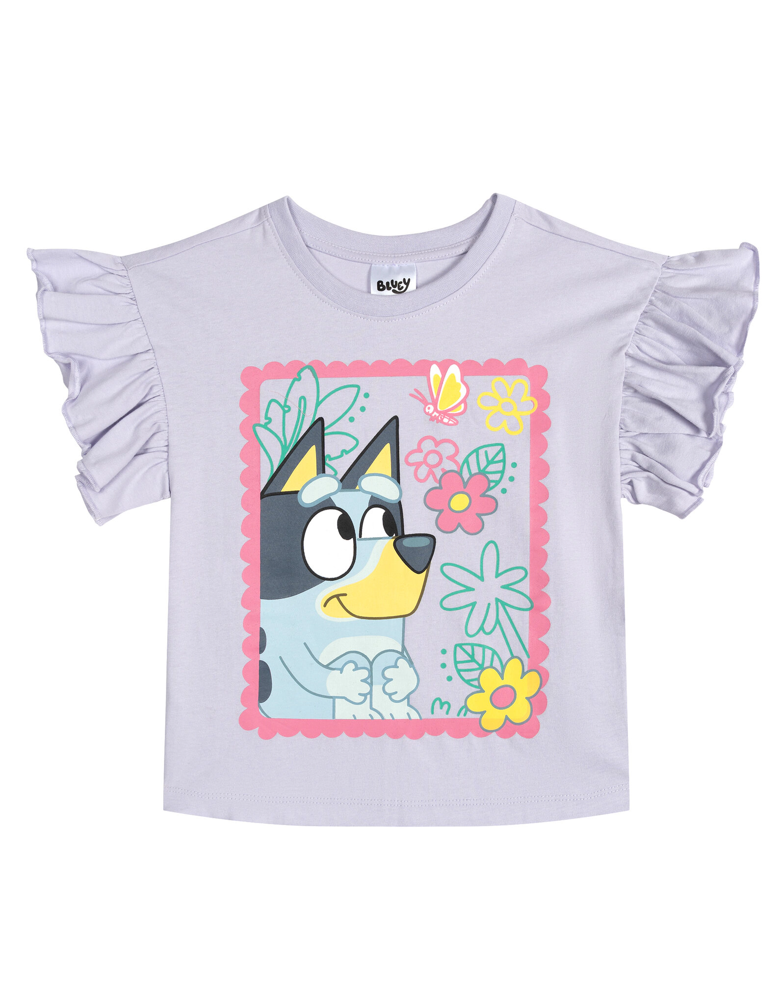 Bluey Girls' Ruffle T-Shirt and Jeggings Set