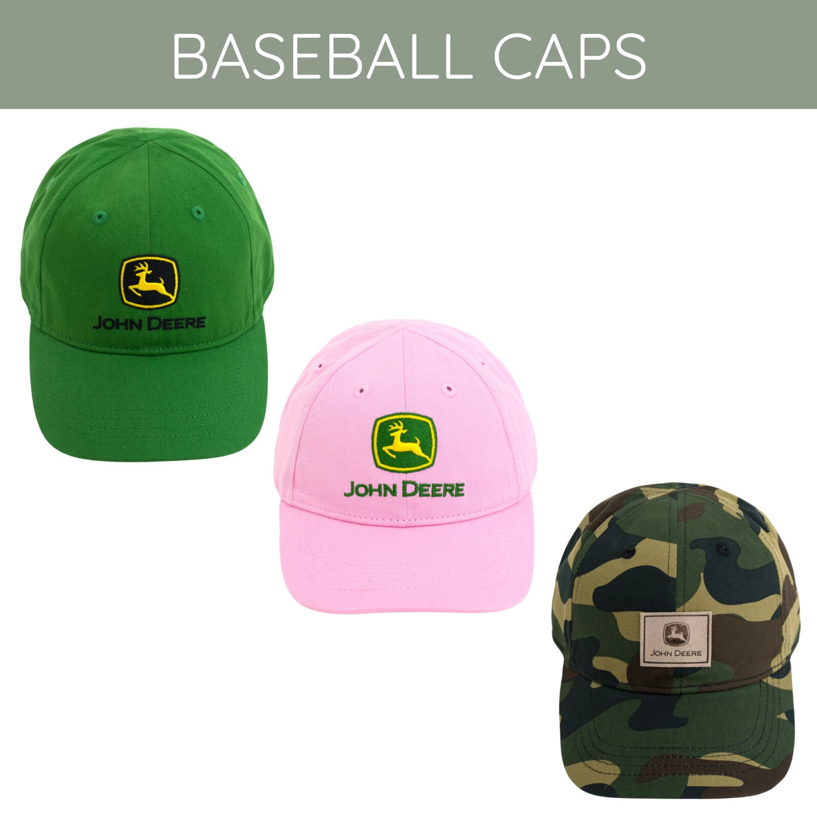 John Deere Strapback Baseball Cap