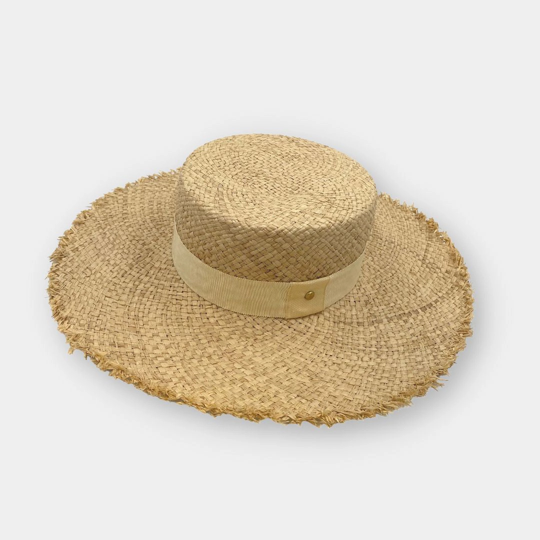 Kanut Sports Maddy Kids Sun Hat - Wide Brim, UPF 50+, Natural