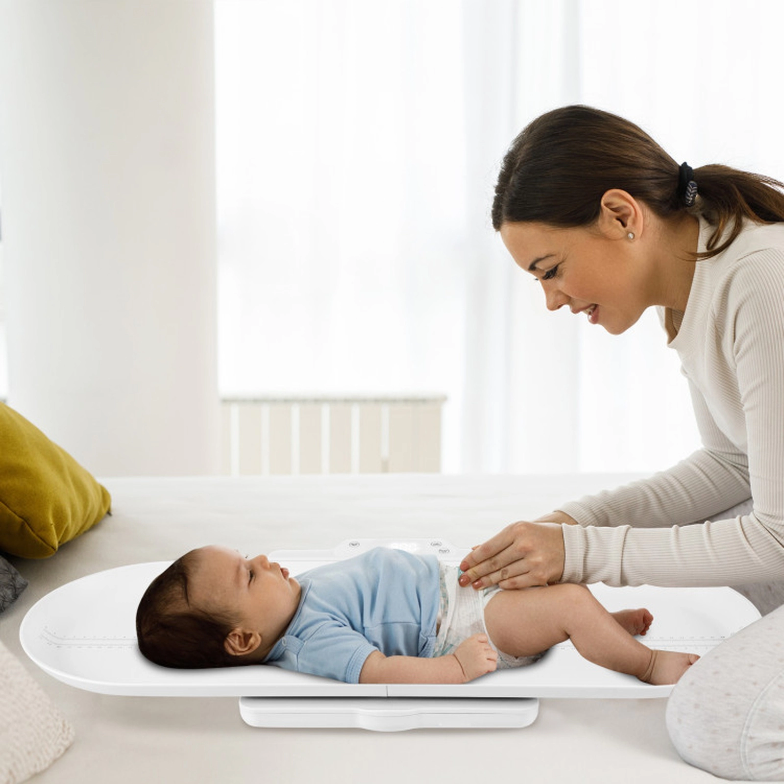 SUGIFT White Detachable Tray for Weight and Height Measurement Infant Scale