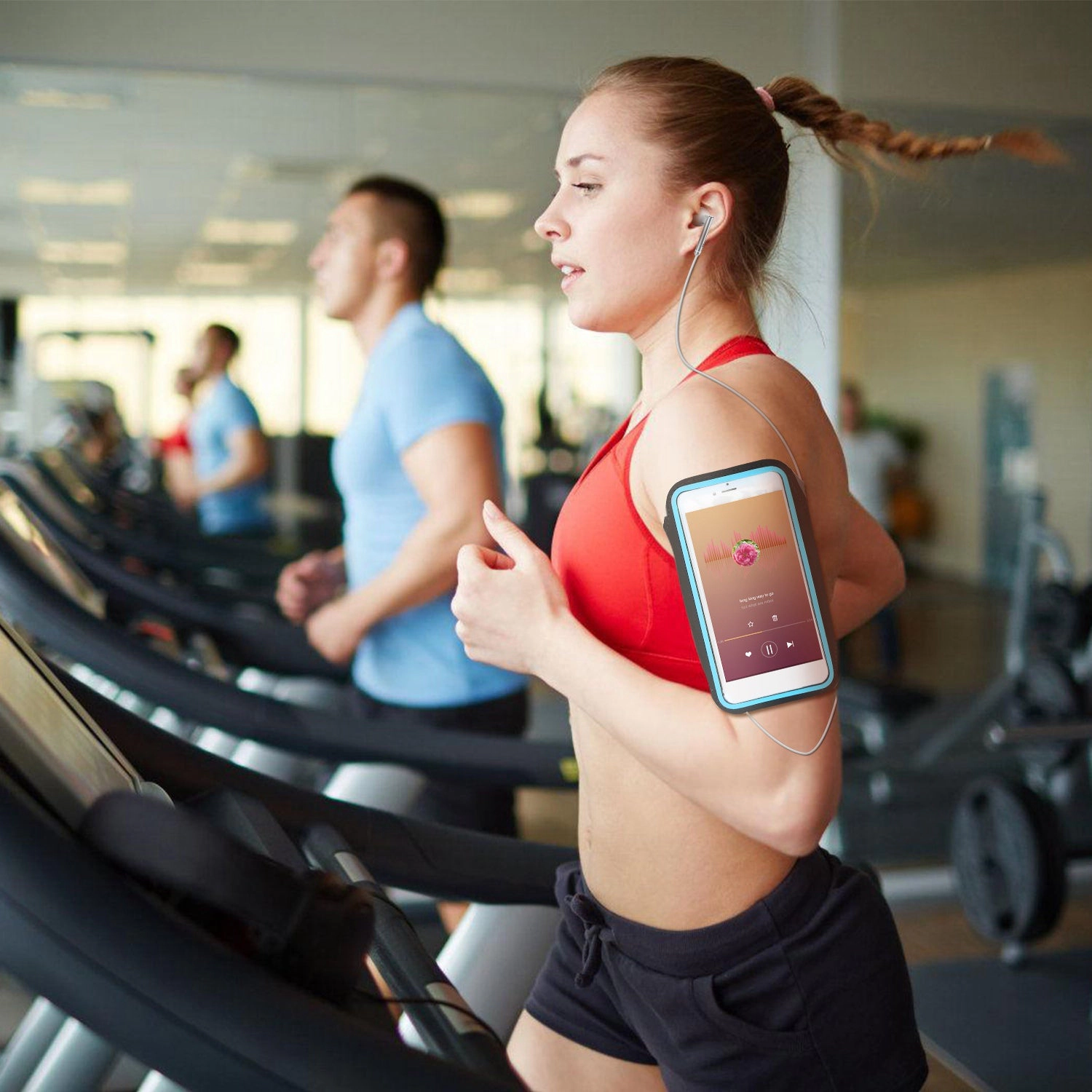GBruno Sweat-Resistant Adjustable Phone Armband