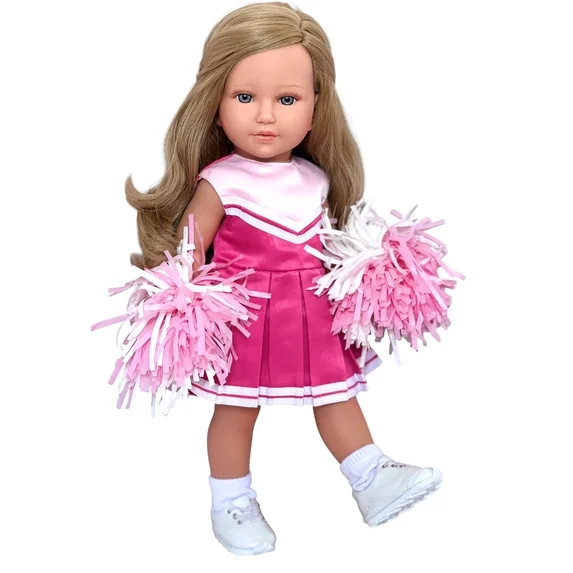 MBD® 18 Inch Girl Doll Clothes- Pink Cheerleader Outfit Fits 18 Inch Kennedy and Friends Dolls